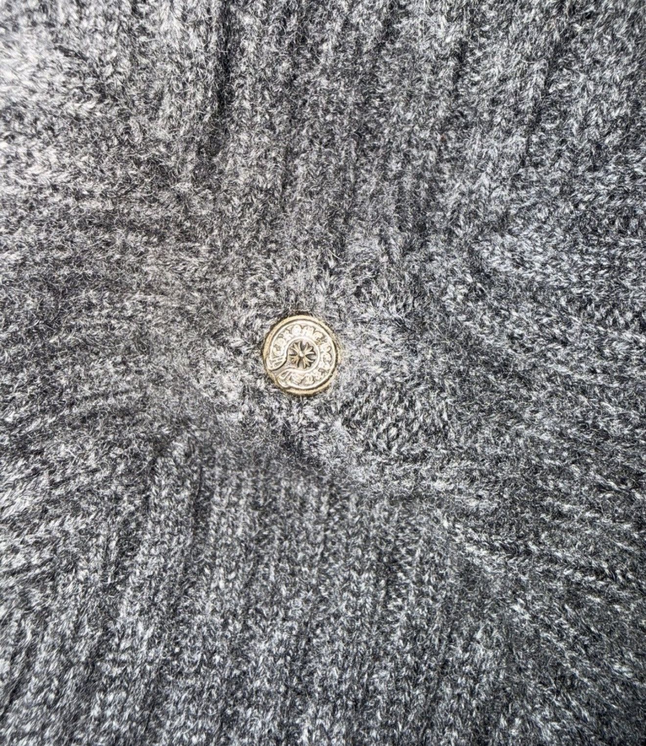 Chrome Hearts Grey Chrome Hearts Cashmere Plus Patch Beanie Size ONE SIZE - 4 Thumbnail