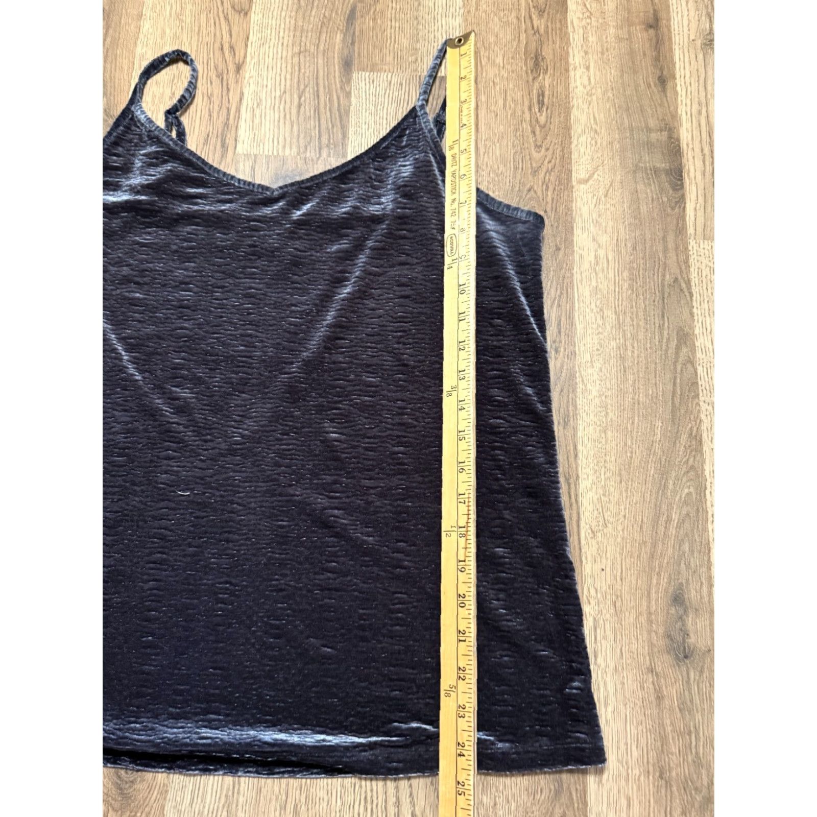 Vintage Maurices Tank Top Shirt Women Large Black V-Neck Sleeveless Size L / US 10 / IT 46 - 6 Thumbnail