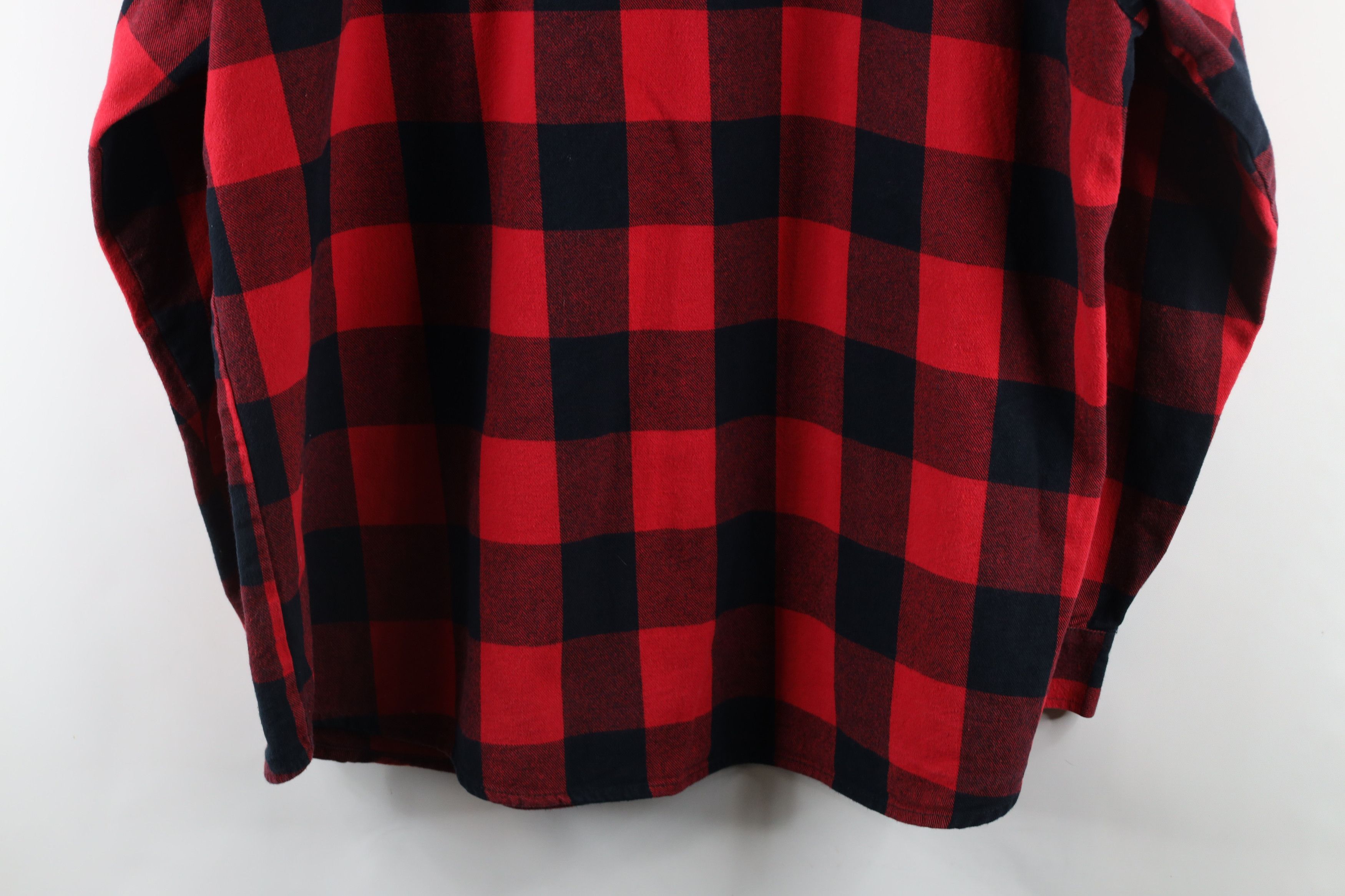 Vintage Vintage 90s Big Bill Flannel Button Shirt Buffalo Plaid USA Size US XXL / EU 58 / 5 - 9 Thumbnail