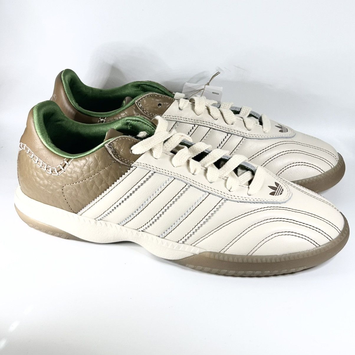 adidas gazelle silver green womens adidas Originals x Wales Bonner MN Samba Suede main image 0