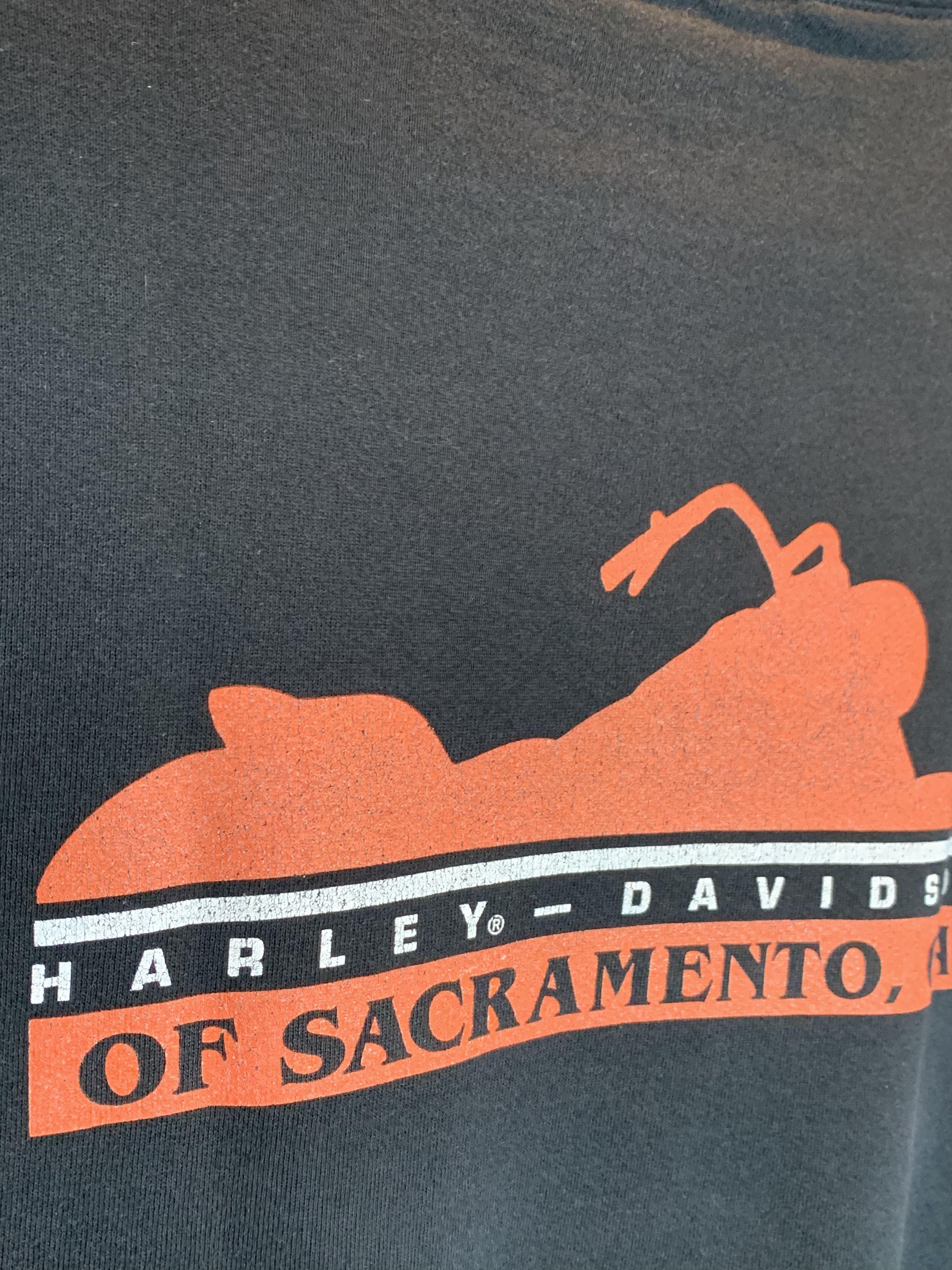 Harley Davidson RARE Vintage 90s Harley Davidson Moto Quarter Zip Sweatshirt Size US L / EU 52-54 / 3 - 6 Thumbnail