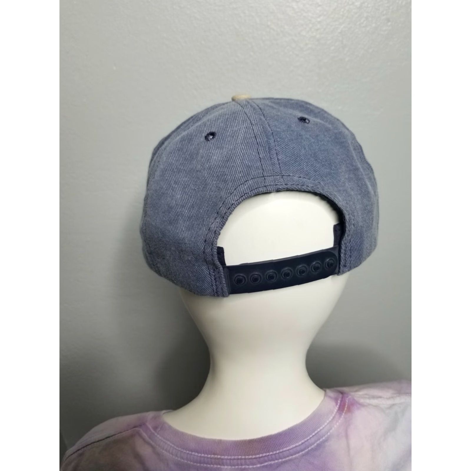 Holloway VINTAGE GTE Long Distance Telephone Company Embroidered Denim Cap Hat Unisex Adults Adjustable Denim Cap Hat Hat Size ONE SIZE - 3 Thumbnail