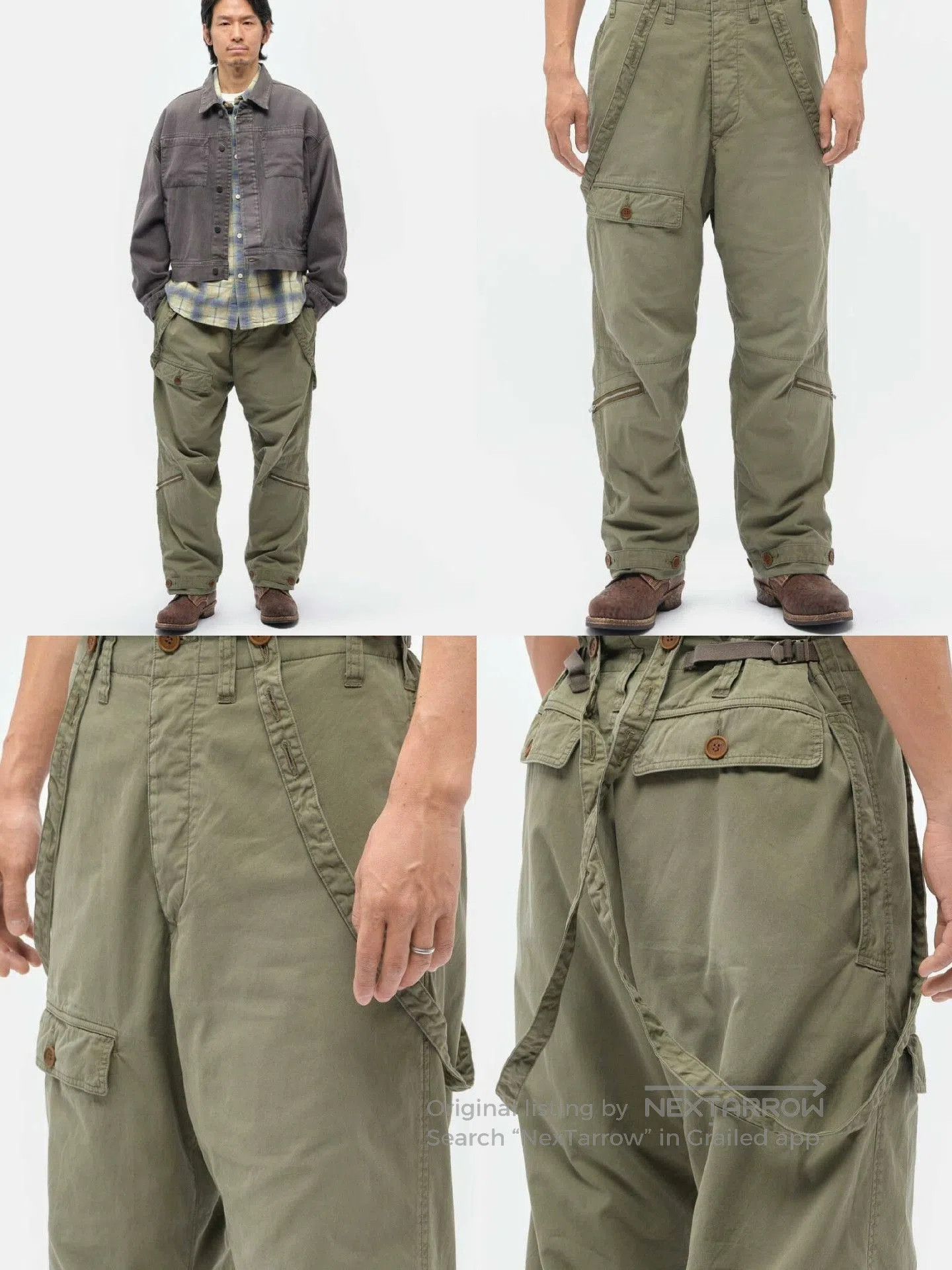 Visvim visvim northrop pants with adjustable suspenders. Size US 32 / EU 48 - 8 Thumbnail