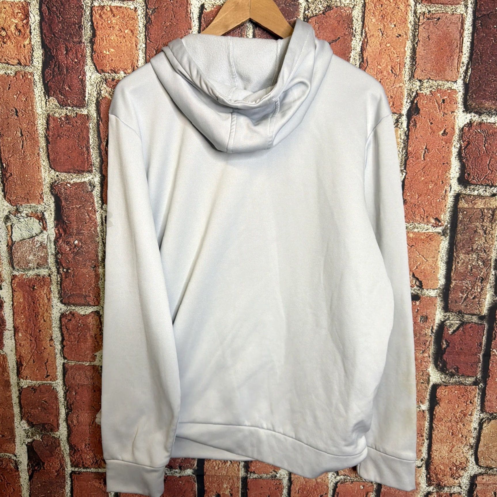 Under Armour Under Armour Mens Hoodie Pullover Logo Grey L Regular Fit Long Sleeve Sports Sweatshirt Size US L / EU 52-54 / 3 - 3 Thumbnail