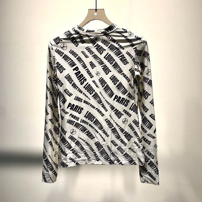 Louis Vuitton Louis Vuitton Printed full-print undershirt long sleeves Size S / US 4 / IT 40 - 4 Thumbnail