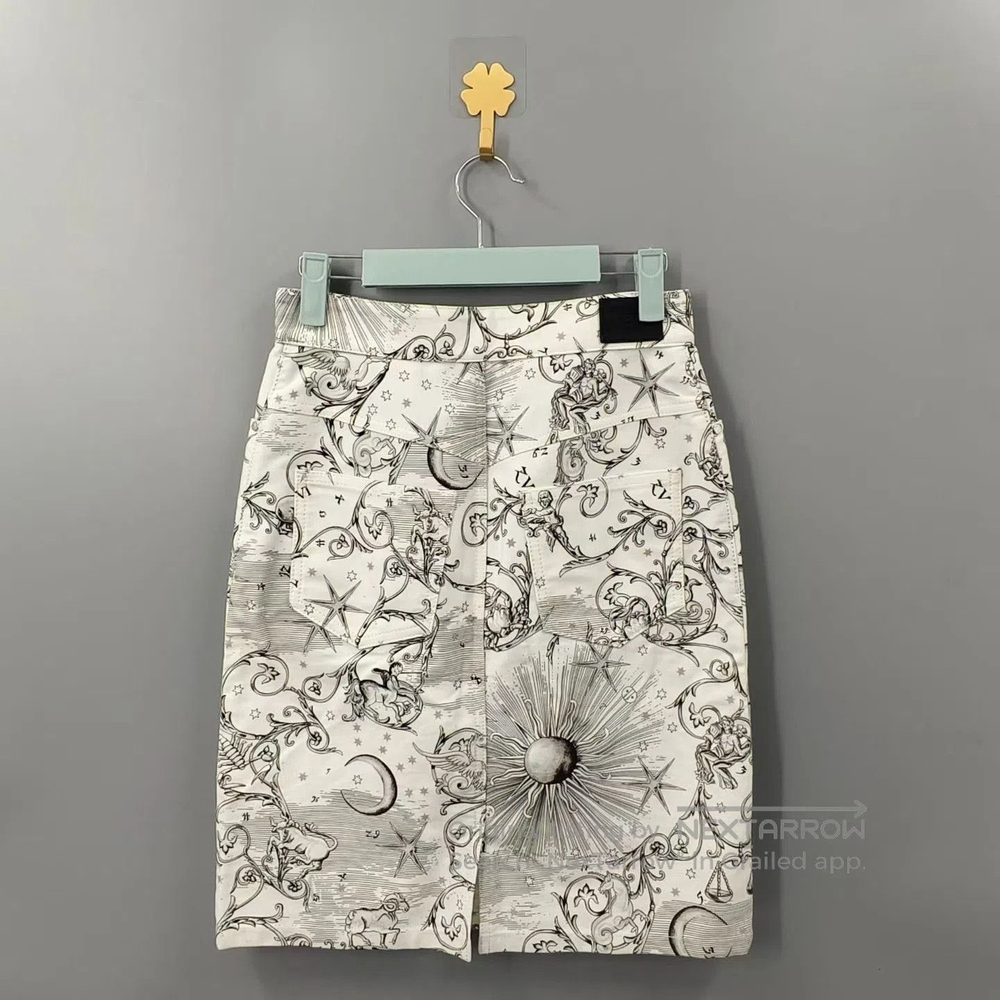 Hermes Hermes Constellation Print Skirt. Size 33" - 2 Thumbnail
