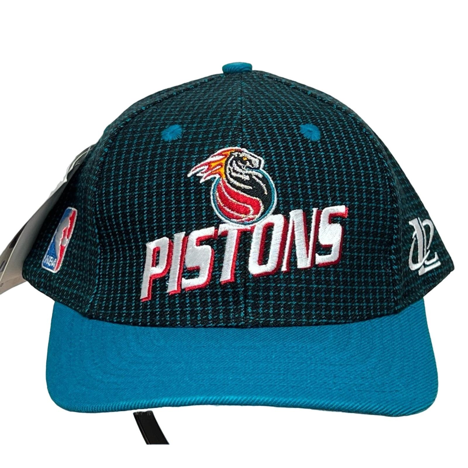 Logo Athletic Detroit Pistons Vintage SnapBack Hat 90s Logo Athletic NEW Size ONE SIZE - 1 Thumbnail