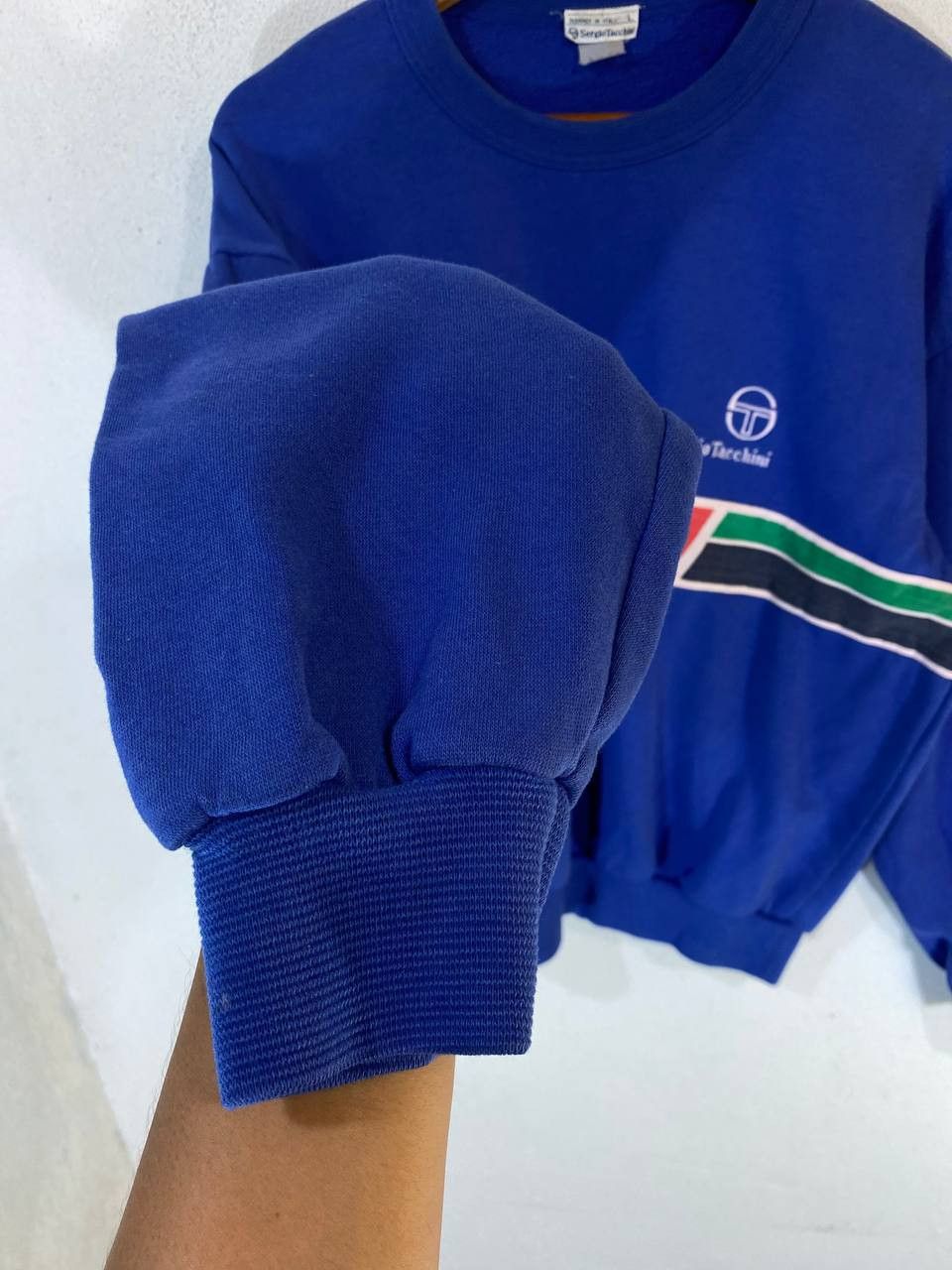 Sergio Tacchini vintage sergio tacchini sweatshirt very nice design Size US L / EU 52-54 / 3 - 3 Thumbnail