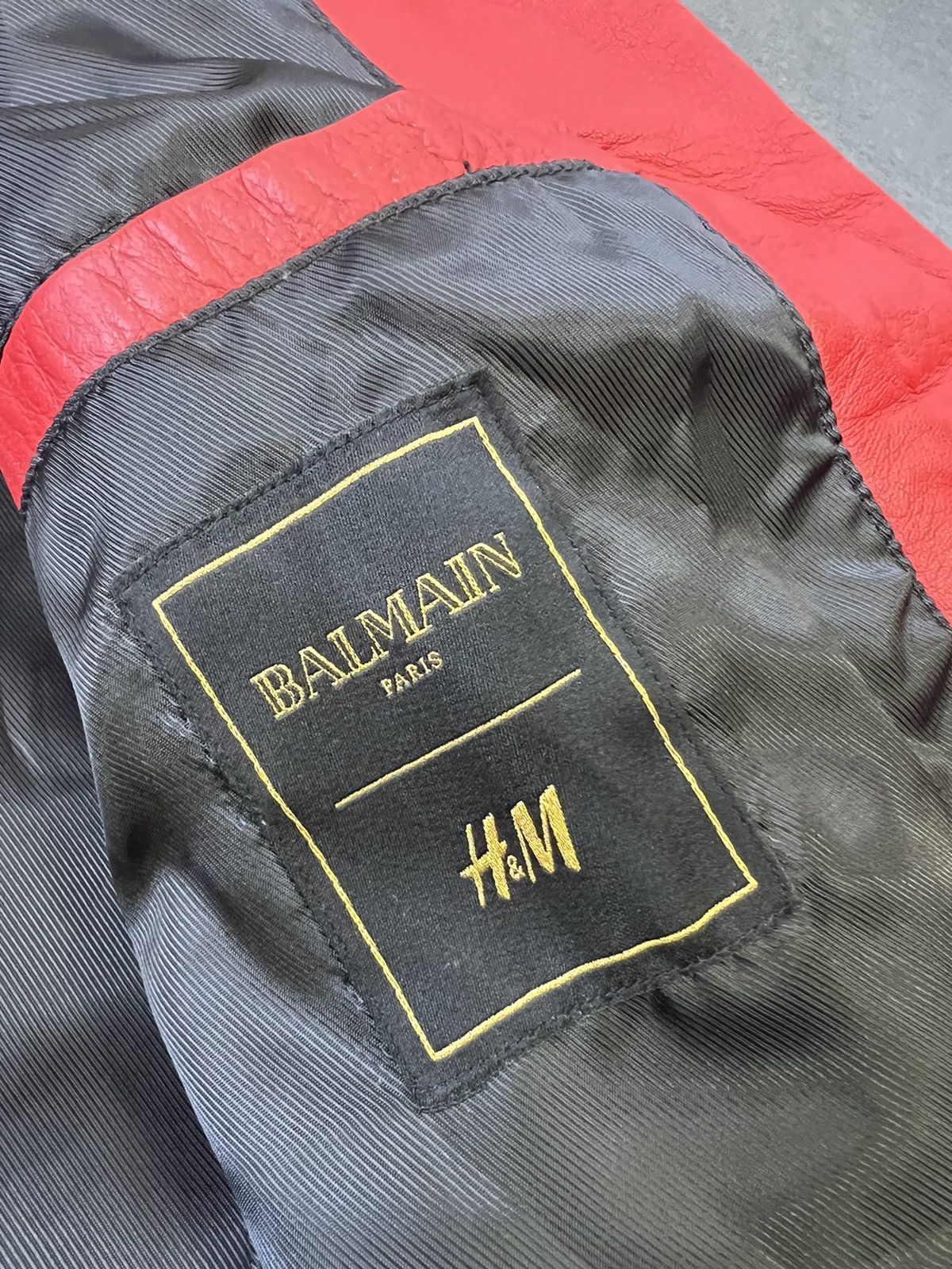 Balmain AW15 Balmain x h&m runaway biker jacket Size US S / EU 44-46 / 1 - 5 Thumbnail