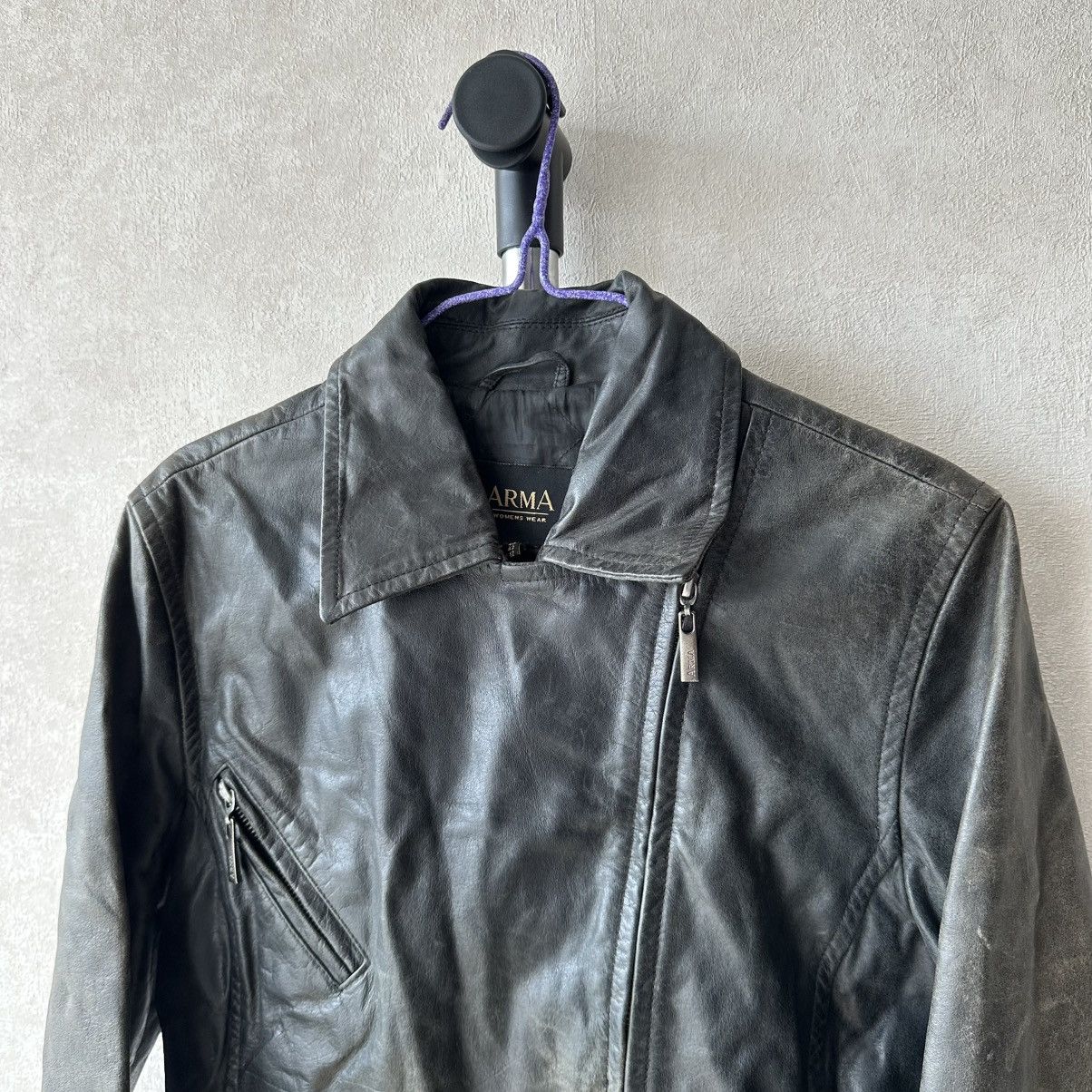 ARMA ARMA ifsixwasnine lgb style trashed biker leather jacket Size M / US 6-8 / IT 42-44 - 3 Thumbnail