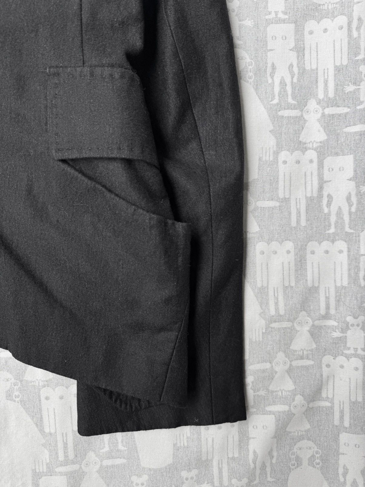 Ann Demeulemeester Ann Demeulemeester AW06 Asymmetrical Cropped Blazer Size US XS / EU 42 / 0 - 10 Thumbnail
