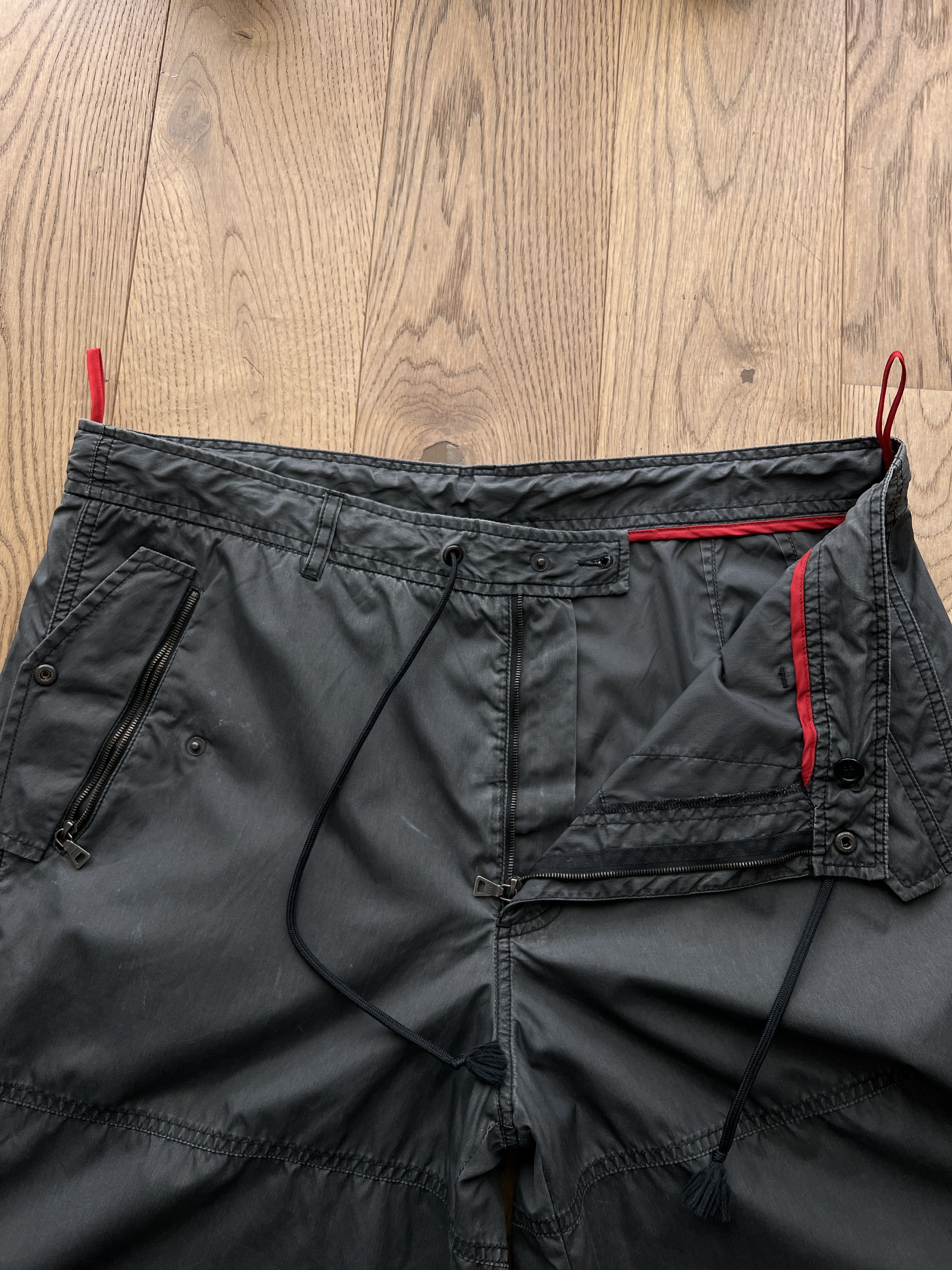 Prada RARE! Prada vintage 2000s nylon parachute pants baggy sport Size US 36 / EU 52 - 12 Thumbnail