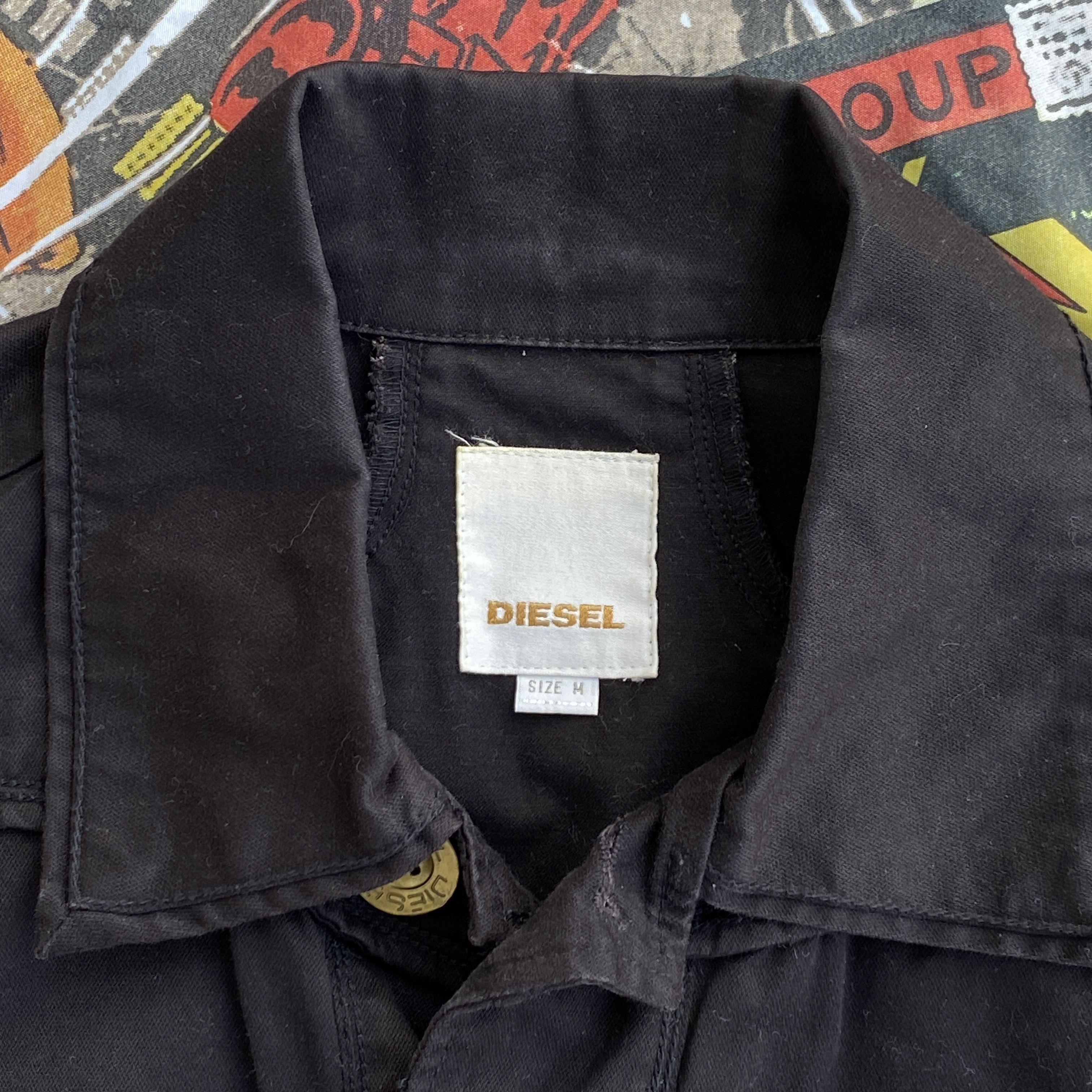 Diesel Diesel black denim jacket - M Size M / US 6-8 / IT 42-44 - 4 Thumbnail