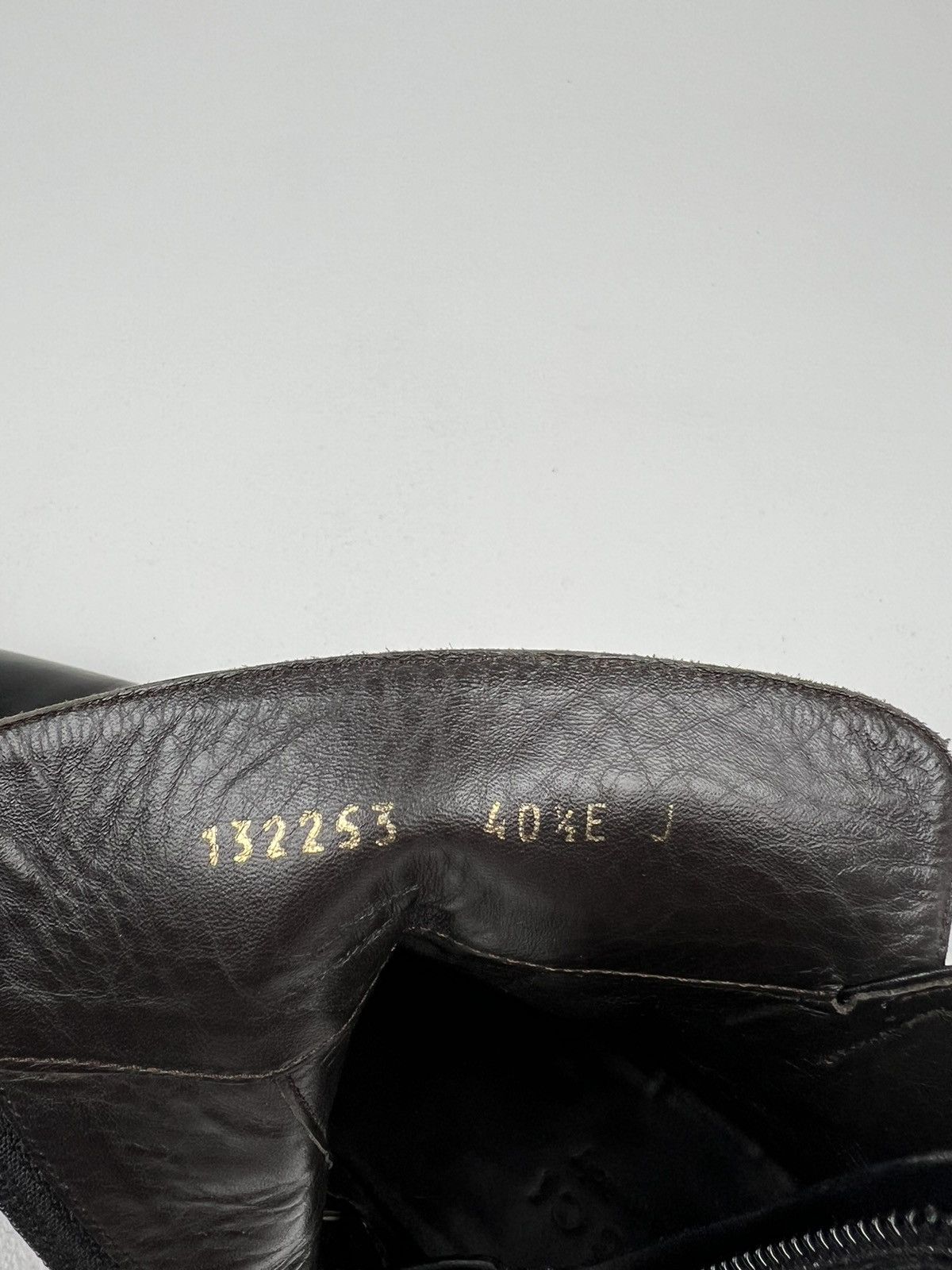 Gucci GUCCI Boots Ankle Leather Shoes Side Zip Straps Black Men’s Size US 7.5 / EU 40-41 - 19 Thumbnail