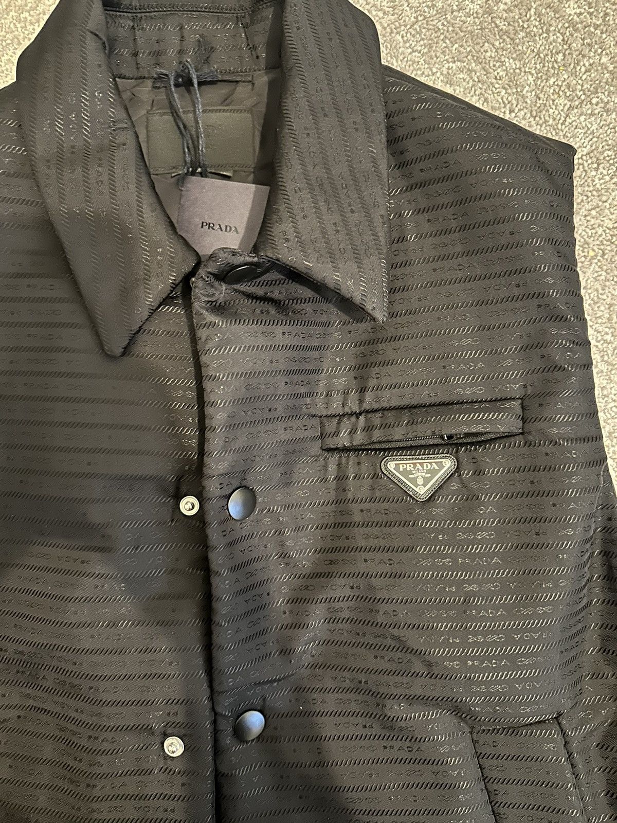 Prada Prada Black Padded Re-Nylon Vest Size US XXL / EU 58 / 5 - 2 Thumbnail