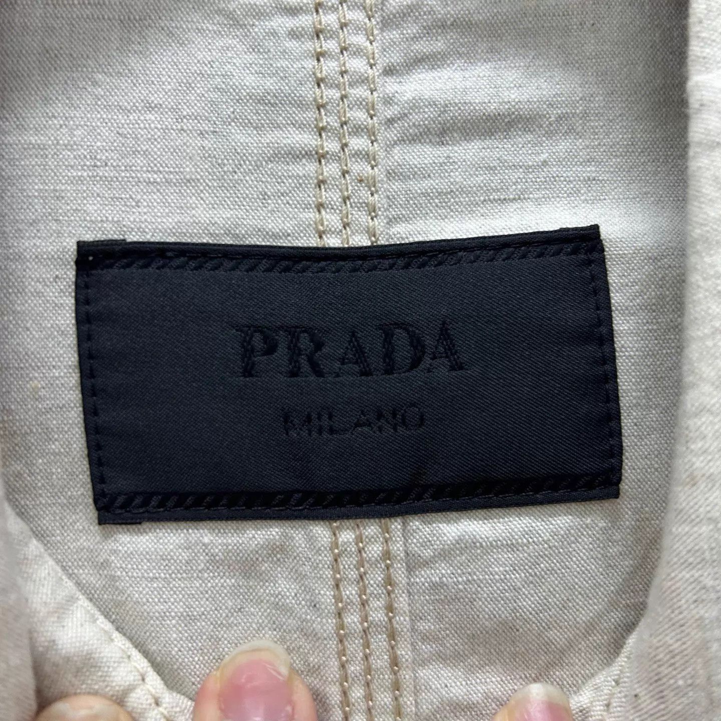Prada Prada khaki overshirt Size S 99 new ys001883 Size US S / EU 44-46 / 1 - 3 Thumbnail