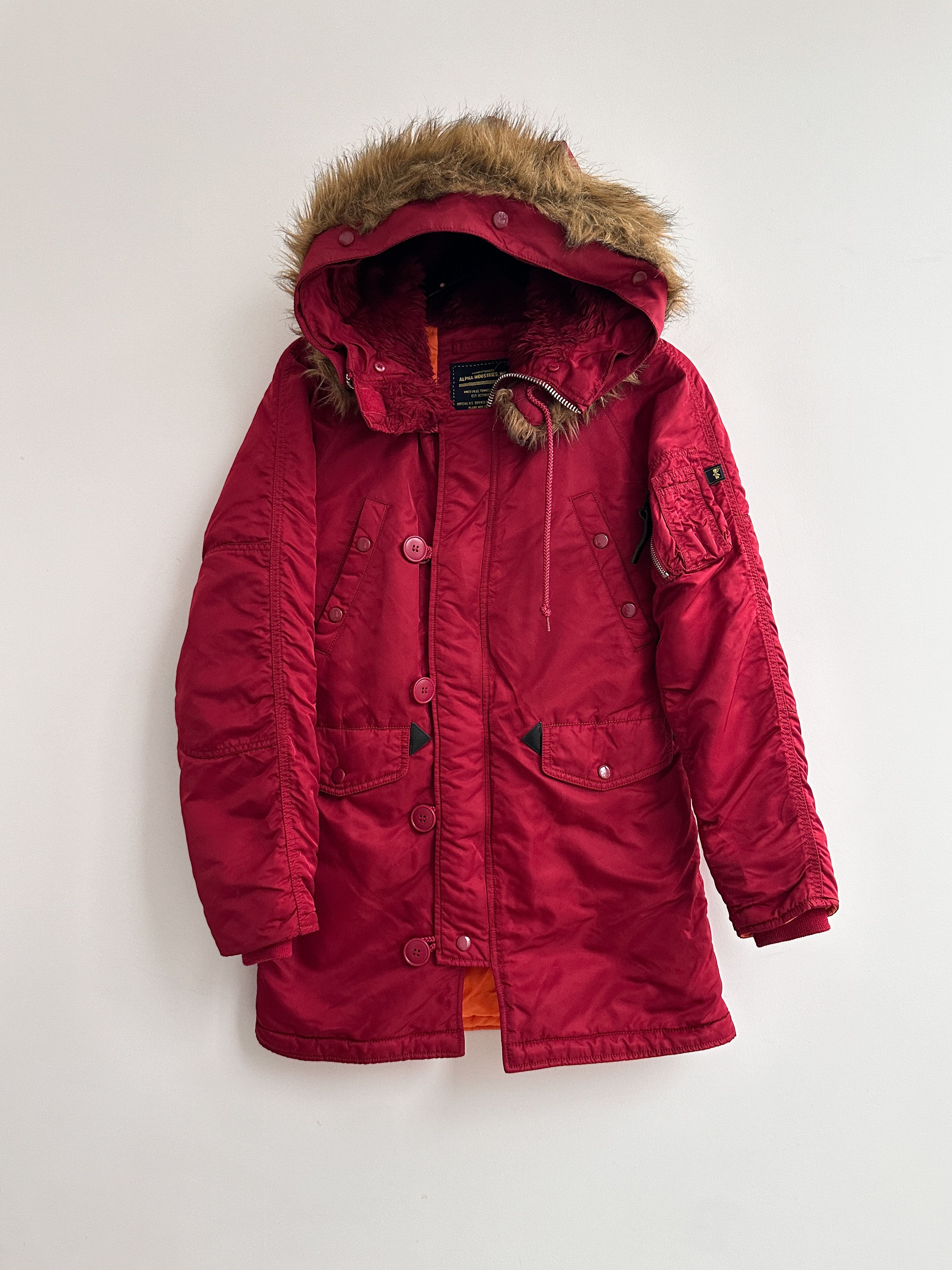 Alpha Industries × Vintage Alpha Industries Parka Coat Jacket Size XS / US 0-2 / IT 36-38 - 1 Thumbnail