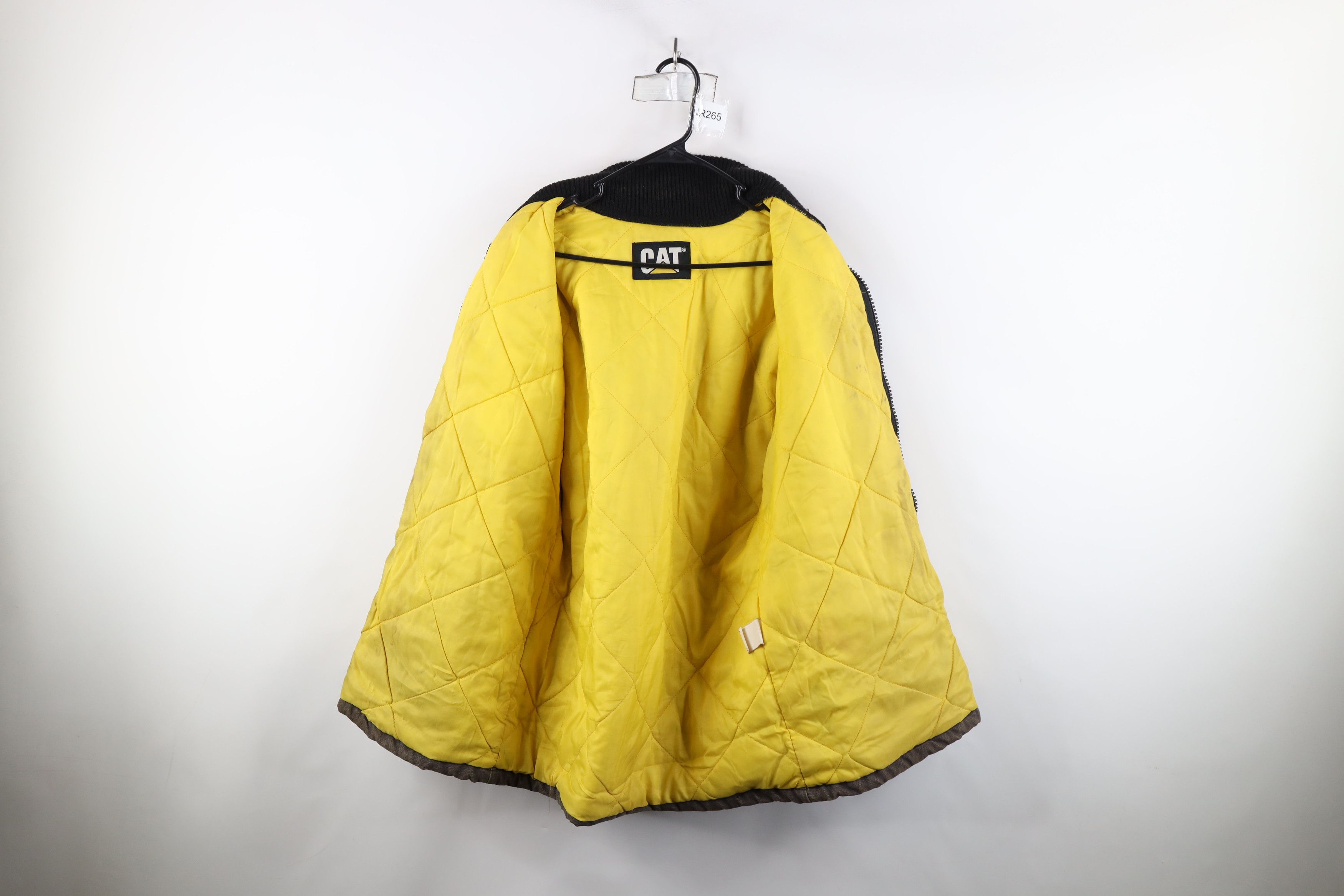 Caterpillar × Vintage Vintage 90s Cat Caterpillar Quilted Canvas Chore Barn Jacket Size US XL / EU 56 / 4 - 9 Thumbnail