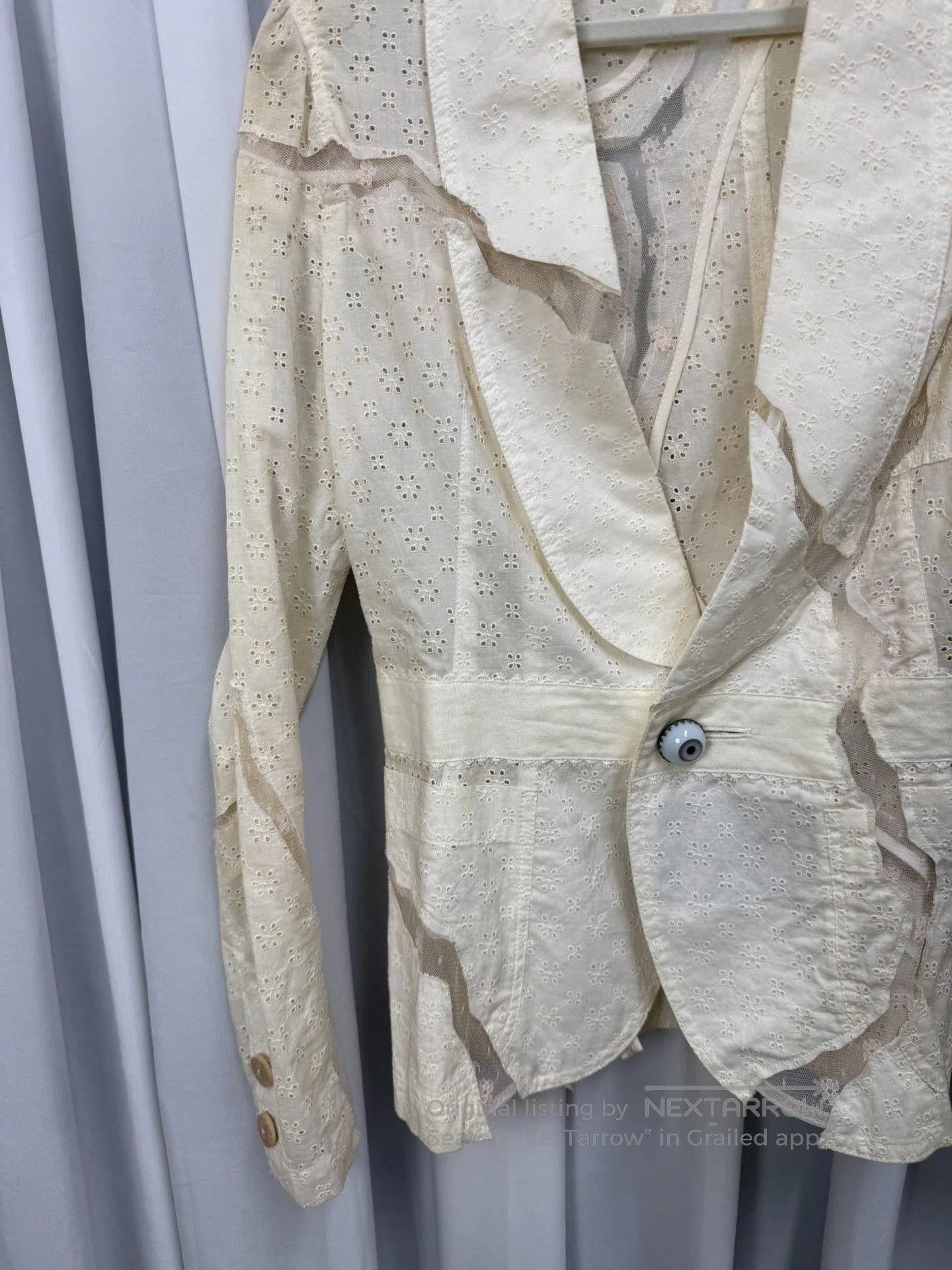 Undercover UNDERCOVER Lace Ripped Blazer. Size S / US 4 / IT 40 - 3 Thumbnail
