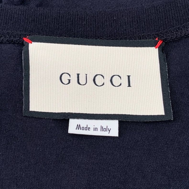 Gucci Gucci Black pattern printed sequin cotton short-sleeved T-s Size US XS / EU 42 / 0 - 5 Thumbnail