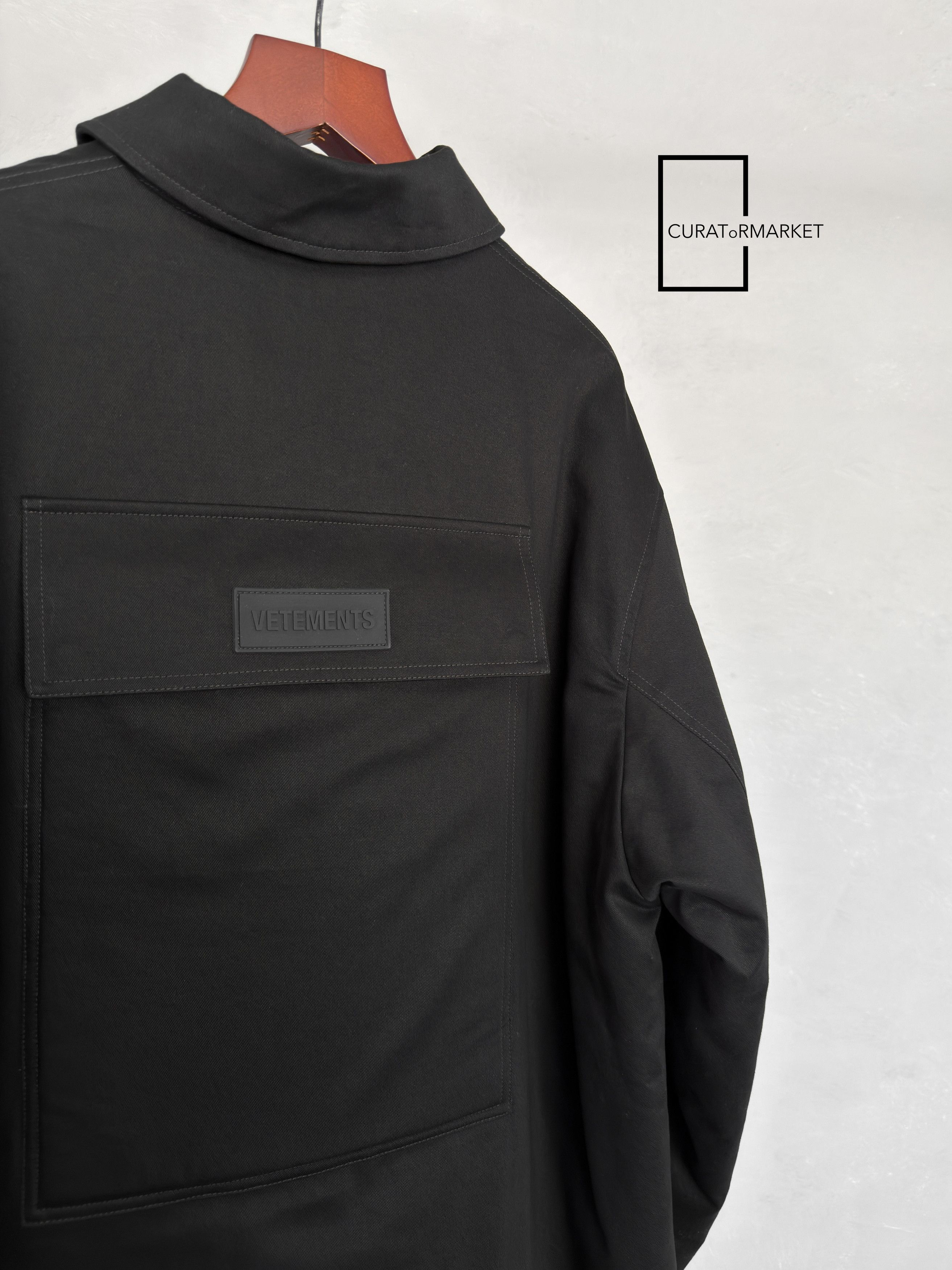 Vetements GRAIL Multi Cargo Back Pocket Zip Army Blackout Parka FW24 Size US S / EU 44-46 / 1 - 6 Thumbnail