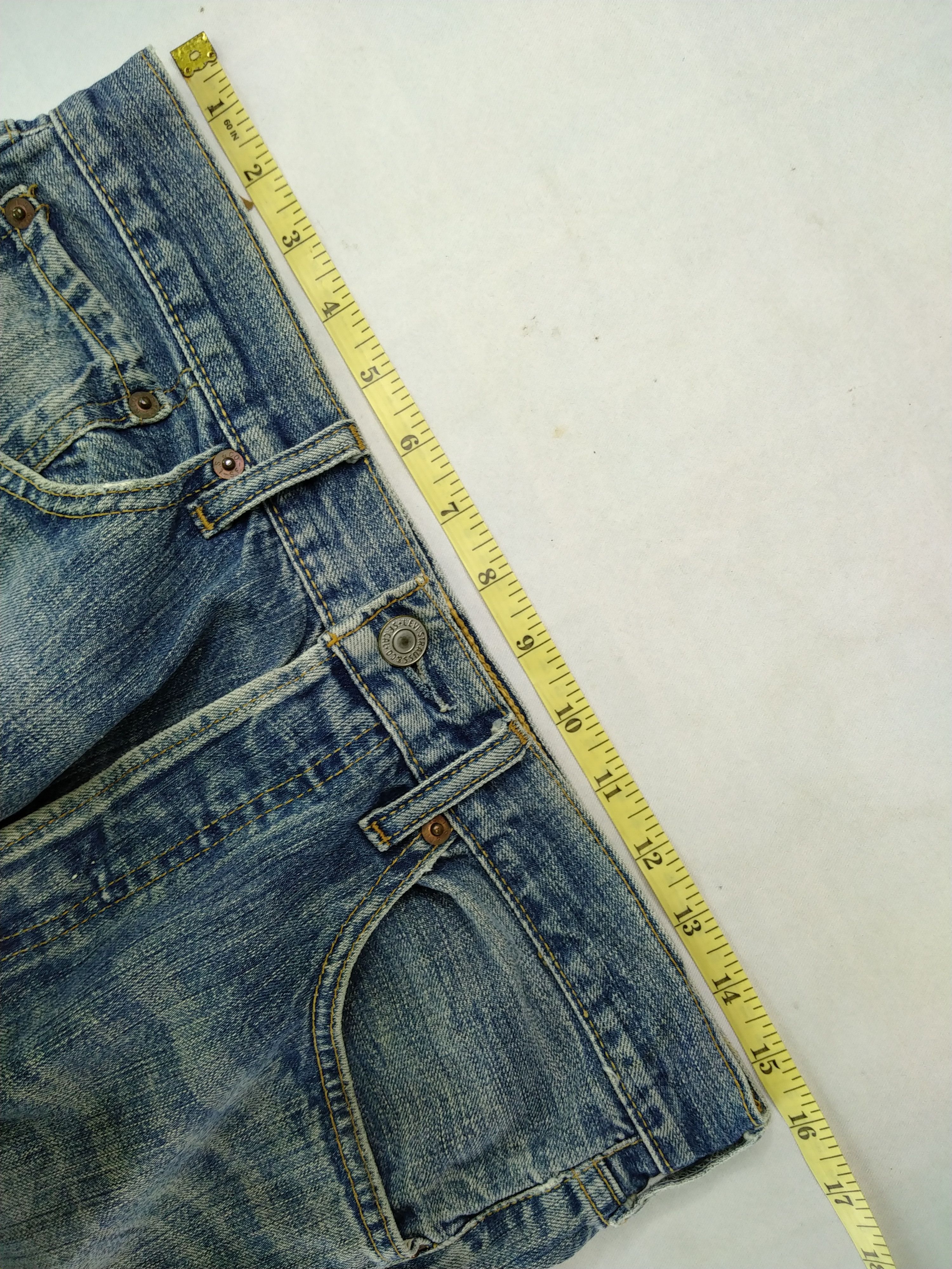 Levi's 90s Vintage Levi's 501 Distressed 31 x 28.5 Denim-JN231 Size US 31 - 5 Thumbnail