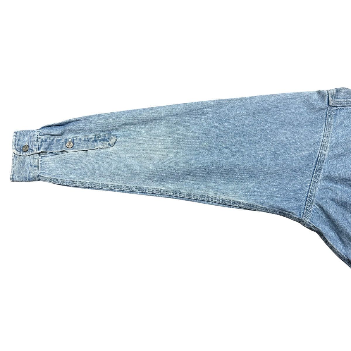 RRL Ralph Lauren Vintage RRL Ralph Lauren Denim Shirt Oversized Faded Size US L / EU 52-54 / 3 - 15 Thumbnail