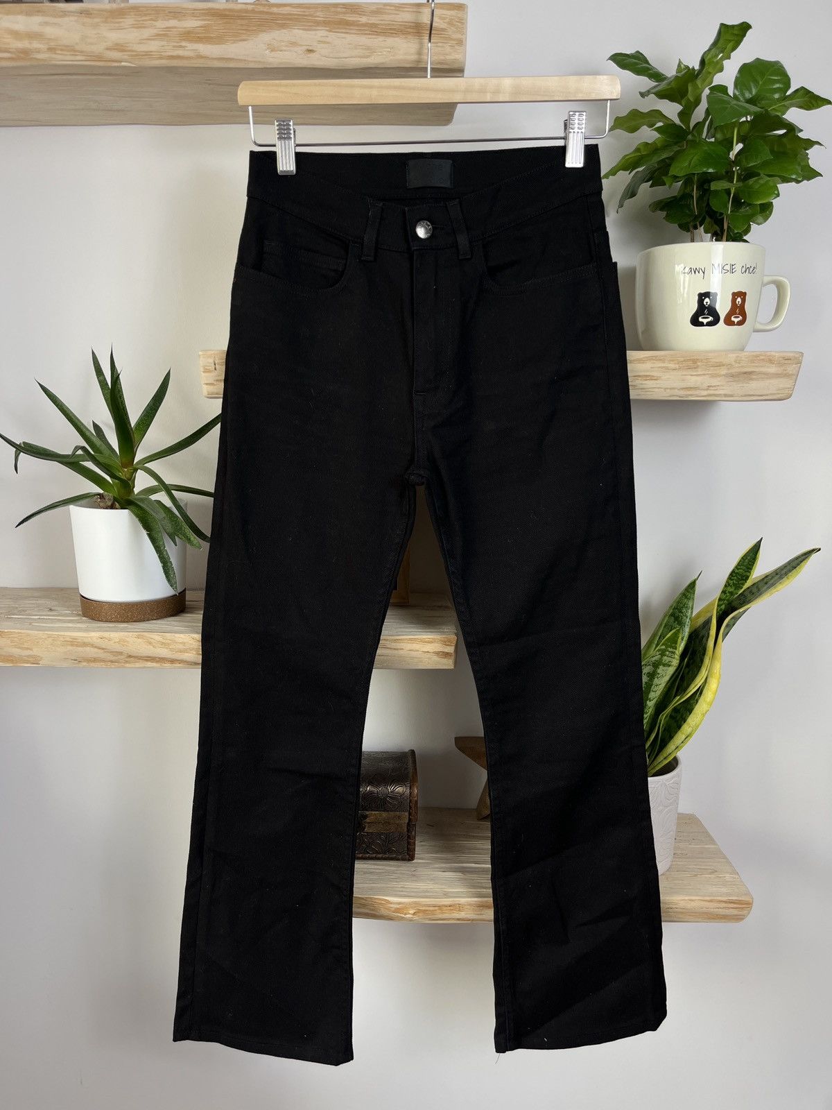 Acne Studios Acne Studios flared jeans Avantgarde Gothic Vintage Washed Size 27" / US 4 / IT 40 - 1 Thumbnail