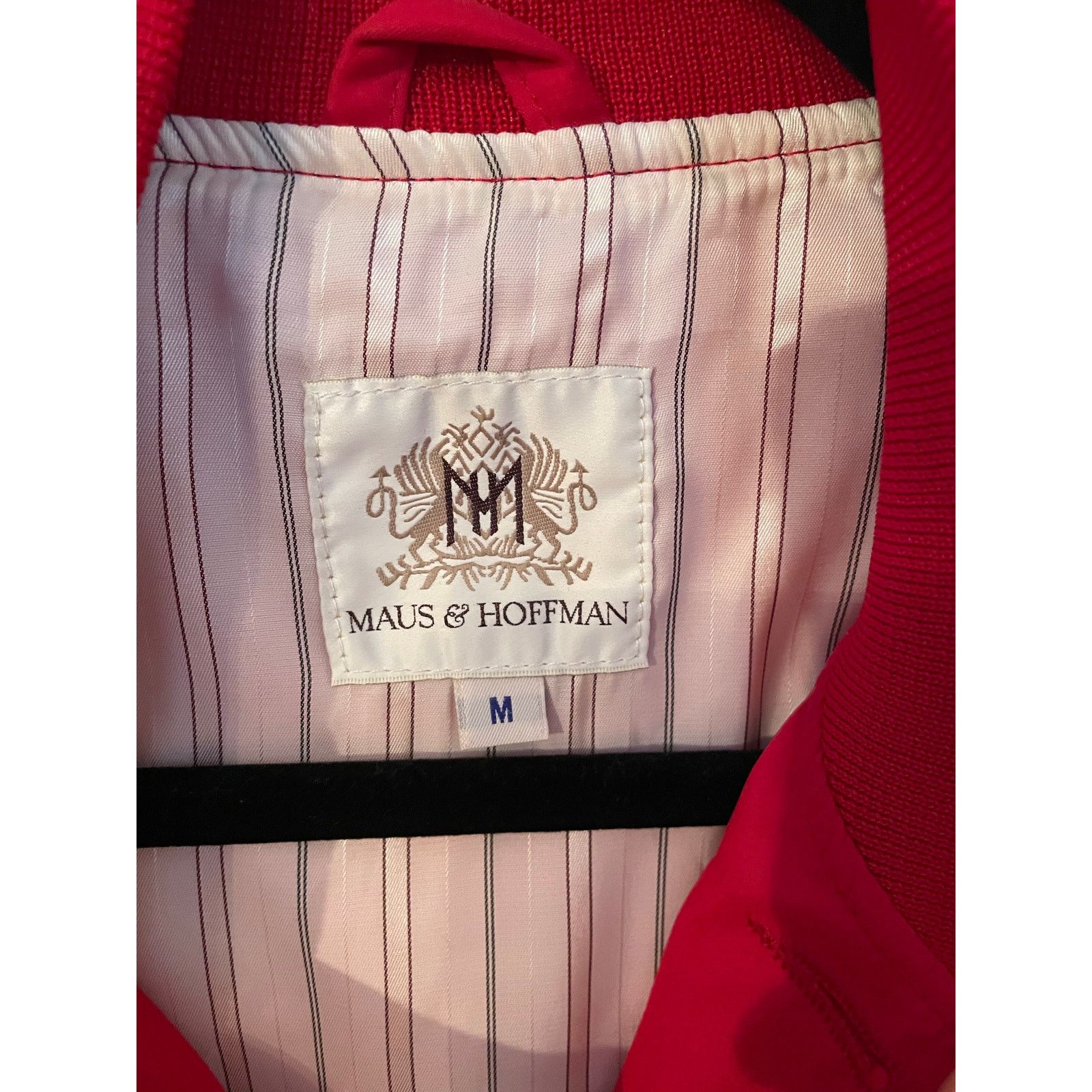 Maus & Hoffman Maus & Hoffman Red Varsity Jacket Men M Made in USA Classic Size US M / EU 48-50 / 2 - 3 Thumbnail