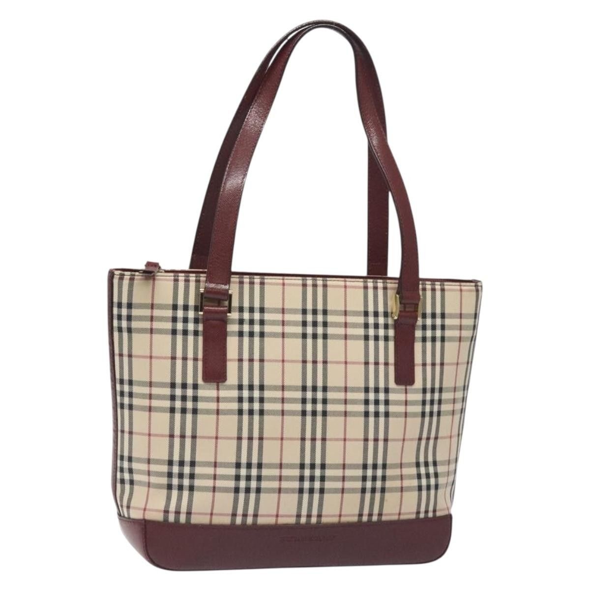 Burberry Burberry Nova Check Tote canvas check pattern Size ONE SIZE - 1 Thumbnail
