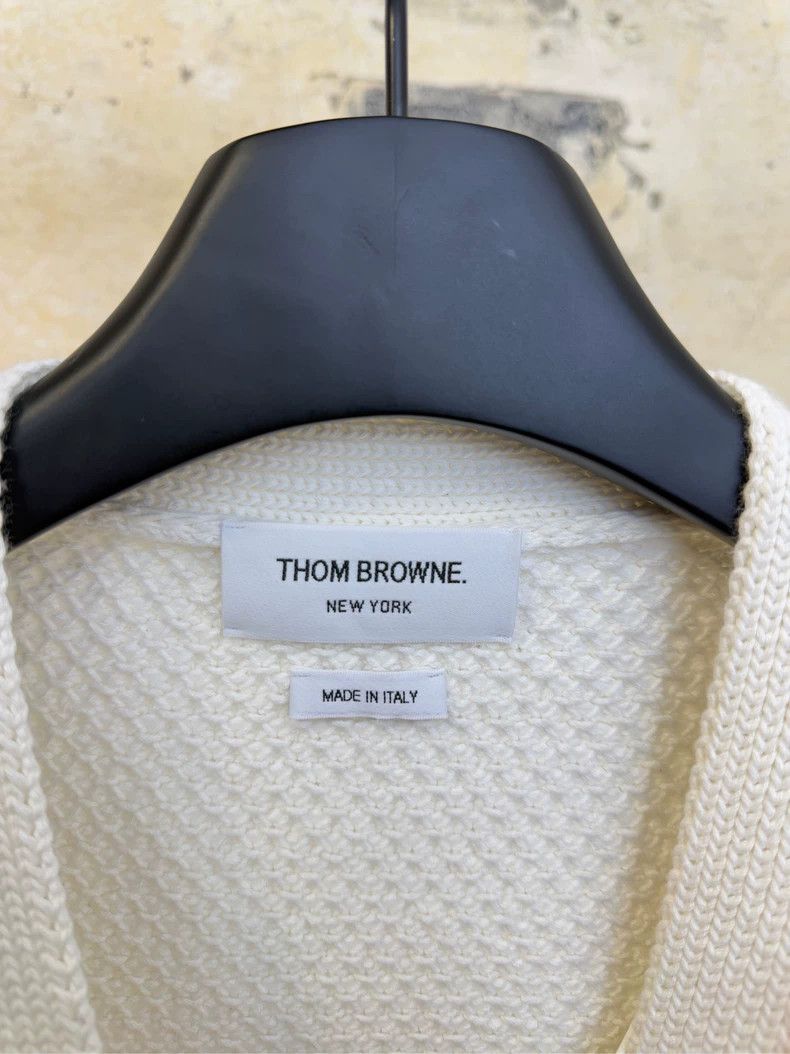 Thom Browne Thom Browne White cardigan Size US XS / EU 42 / 0 - 3 Thumbnail