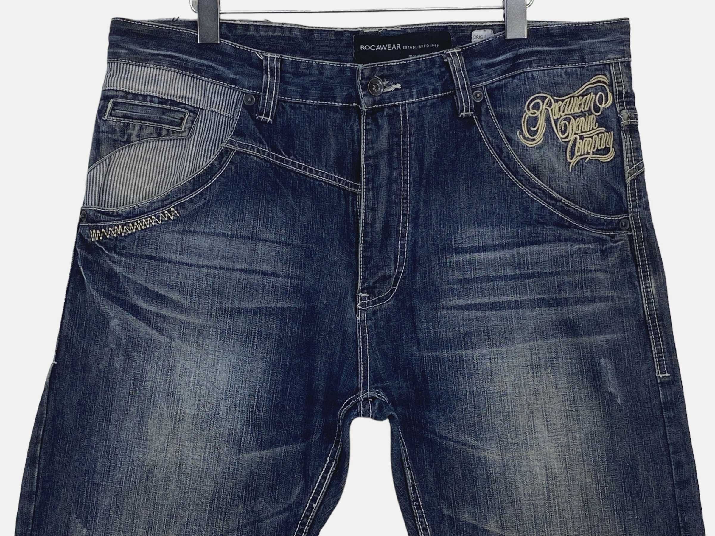 Jay-Z × Rocawear Rocawear Hip Hop Skateboards Baggy Loose Jeans Size US 38 / EU 54 - 3 Thumbnail