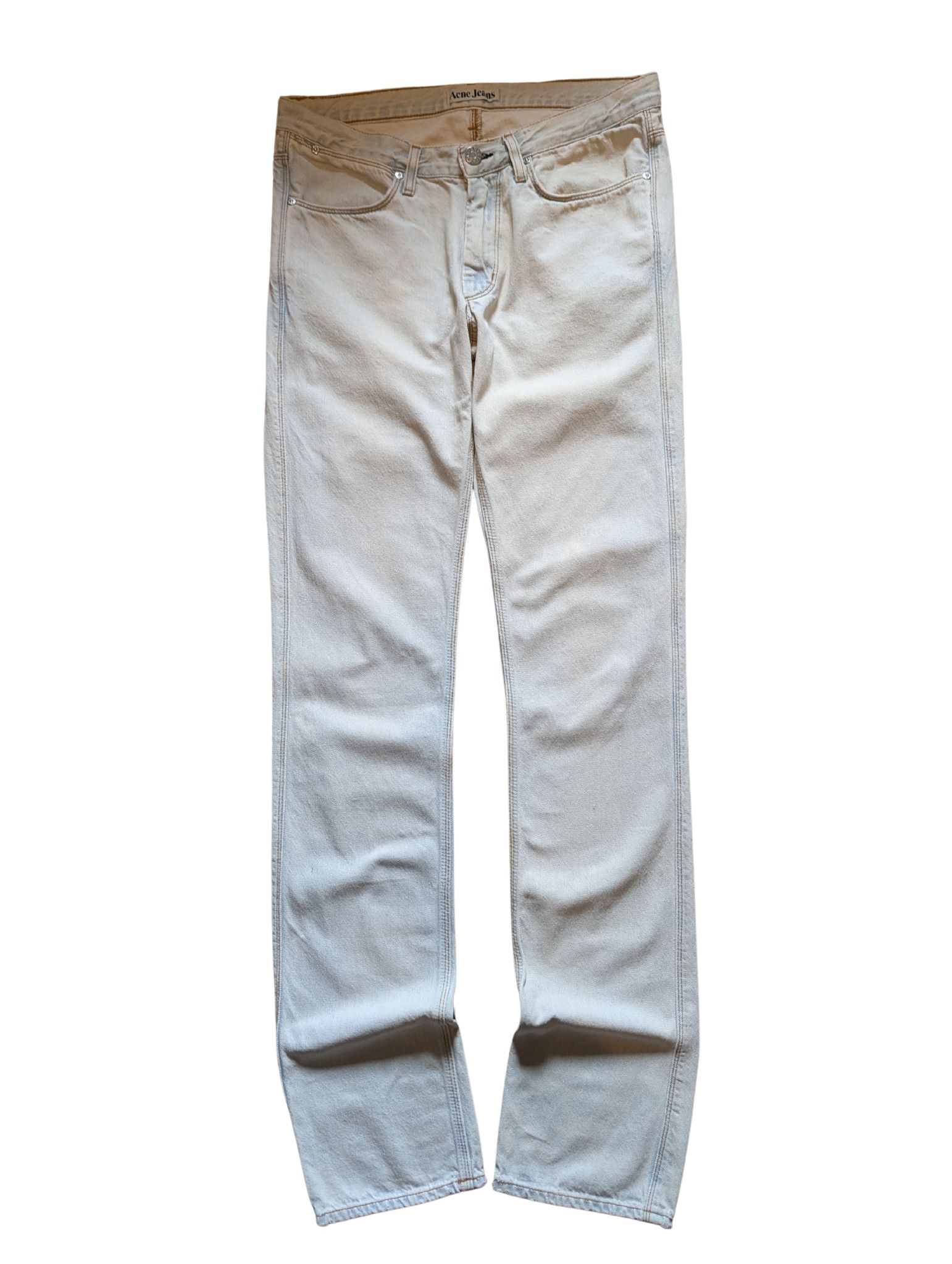 Acne Studios Max Jeans – Bleach Blond – Size 30/34