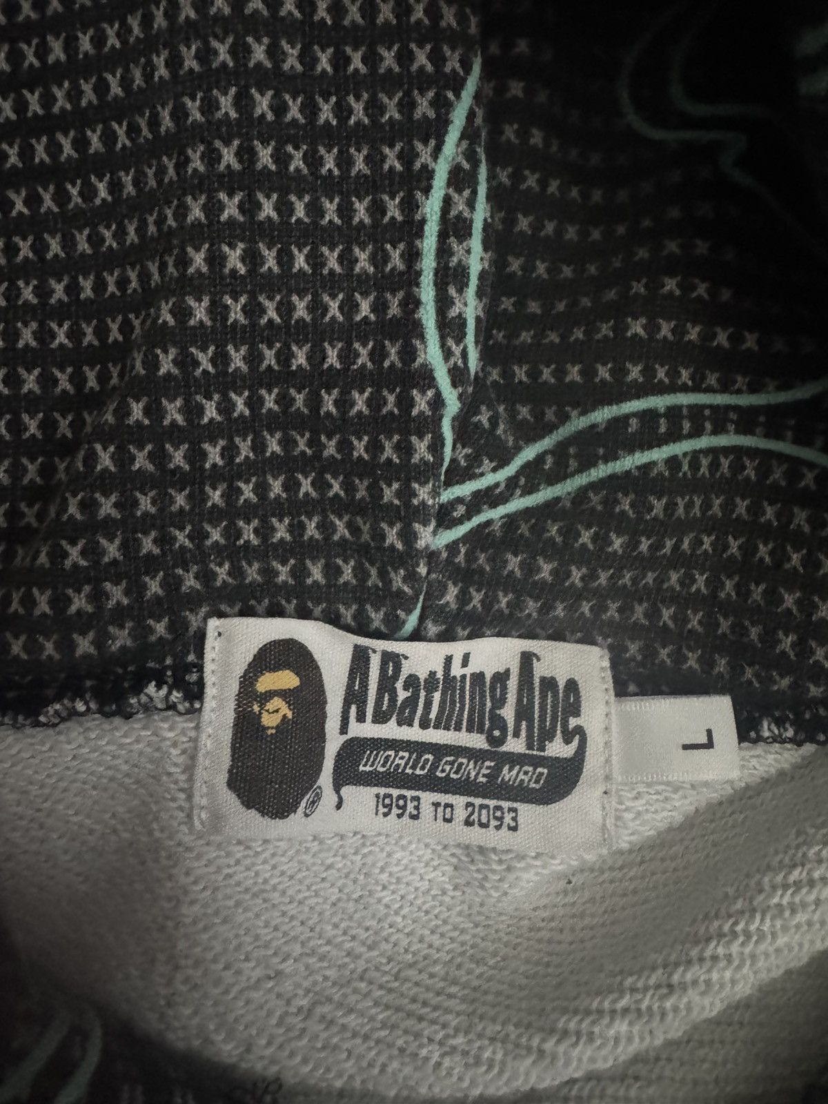 Bape BAPE Text Code Camo Shark Full Zip Hoodie Size US L / EU 52-54 / 3 - 5 Thumbnail