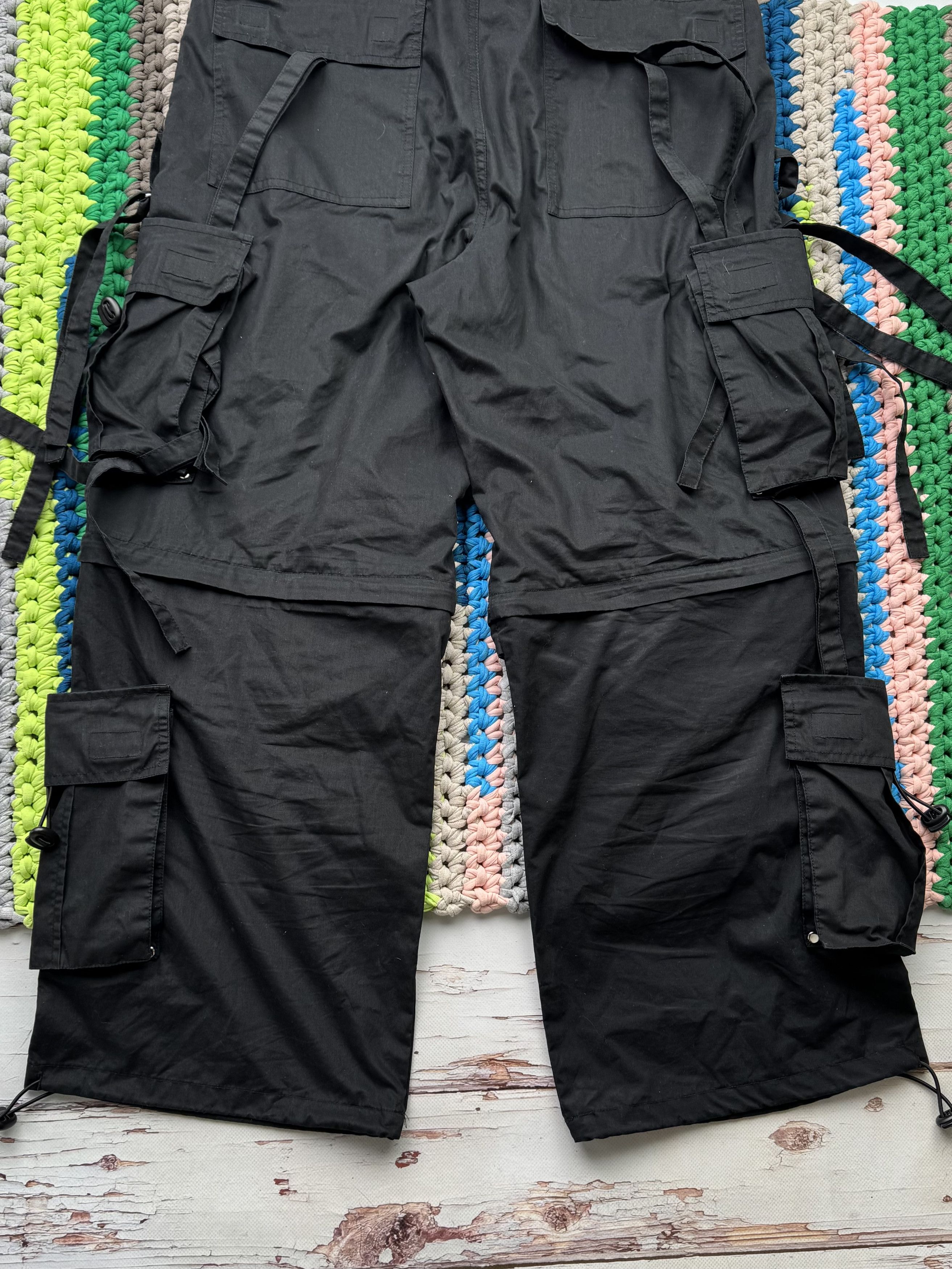 Vintage Vintage Cargo Bondage Baggy Pants (ET1)(D15) Size US 36 / EU 52 - 10 Thumbnail