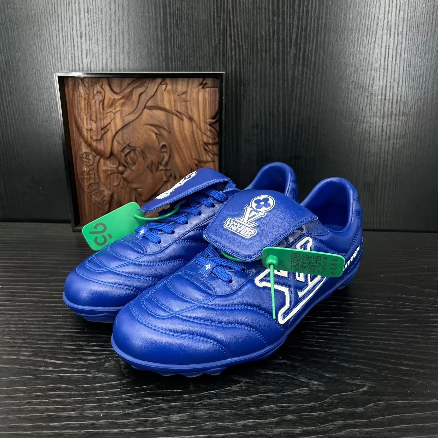 Louis Vuitton Blue Leather Athletic Shoes Size 8 Size US 8 / EU 41 - 1 Thumbnail