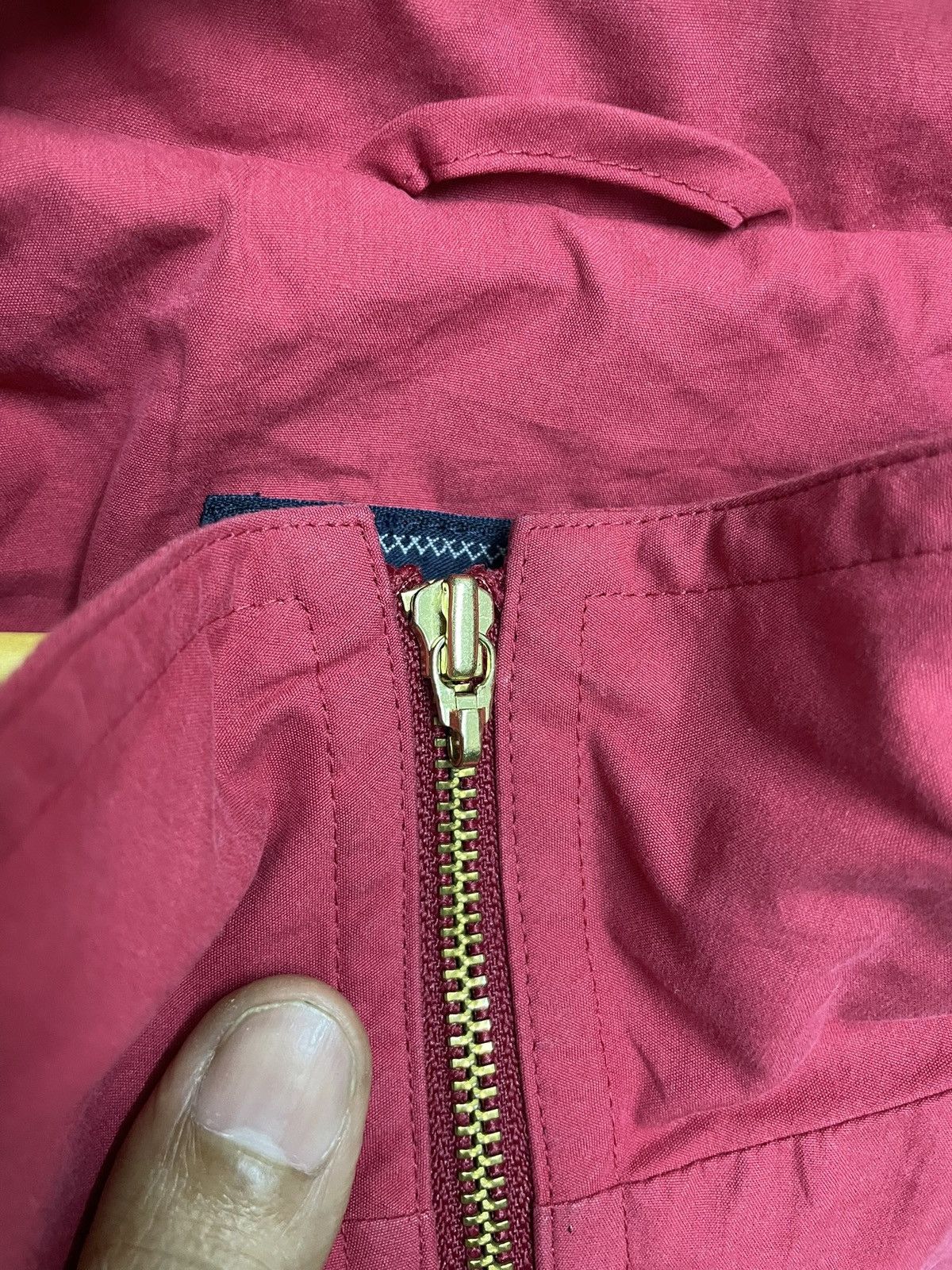 Burberry × Vintage Vintage Burberry Zipped Up Coat/ Cotton Jacket Size ONE SIZE - 12 Thumbnail
