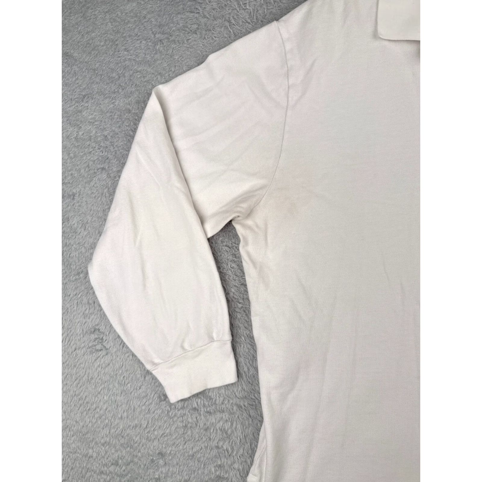 Ralph Lauren VINTAGE Polo Ralph Lauren Shirt Men 2XL White 100% Cotton Long Sleeve Polo Shirt 2XL Mens American Classic Polo 2XL White Size US XXL / EU 58 / 5 - 3 Thumbnail