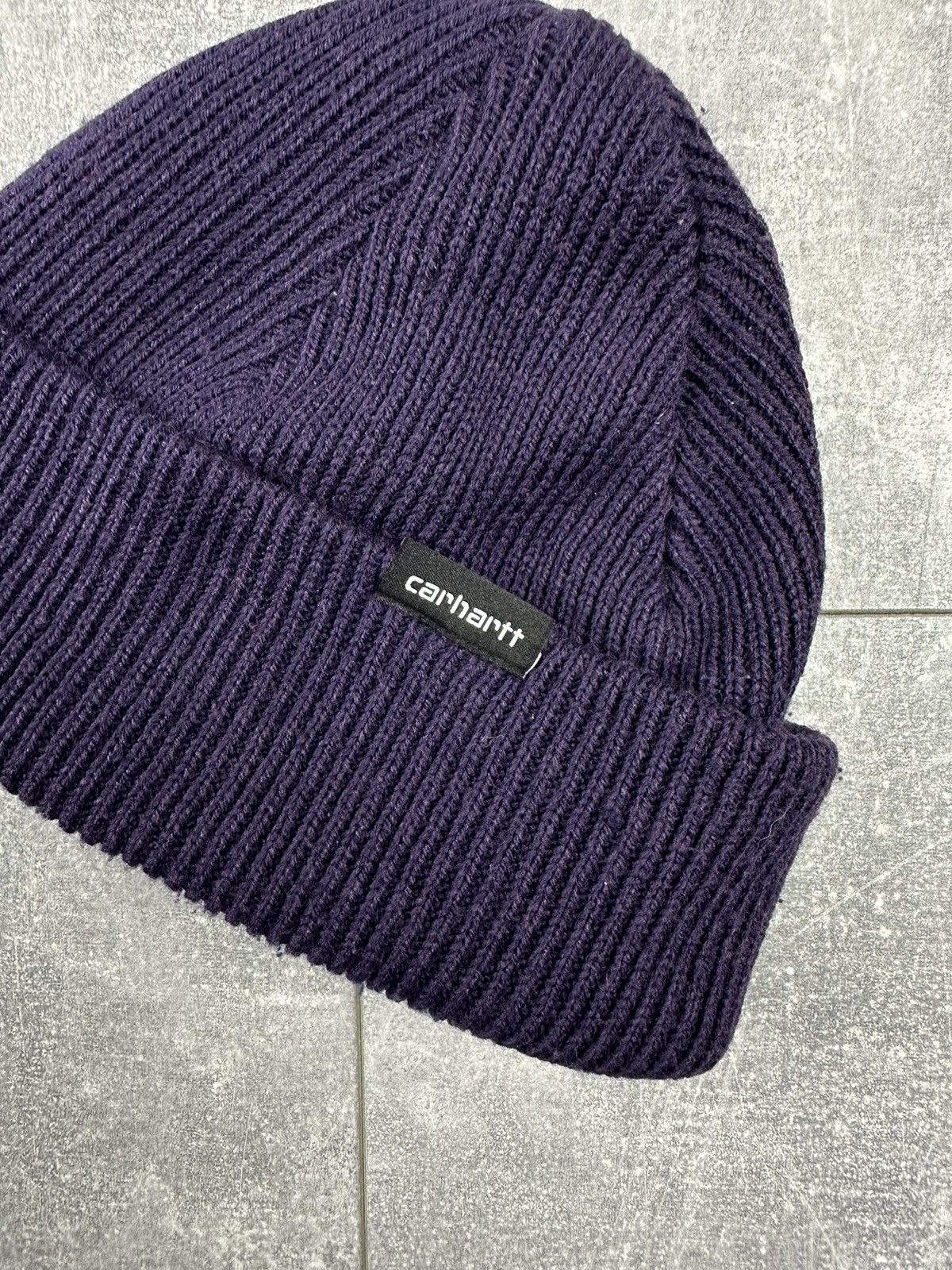 Carhartt Carhartt Gordan Beanie Violet Hat Size ONE SIZE - 2 Thumbnail