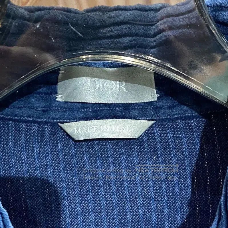 Dior Dior Blue Cotton Blend Men's Jacket . Size US M / EU 48-50 / 2 - 3 Thumbnail