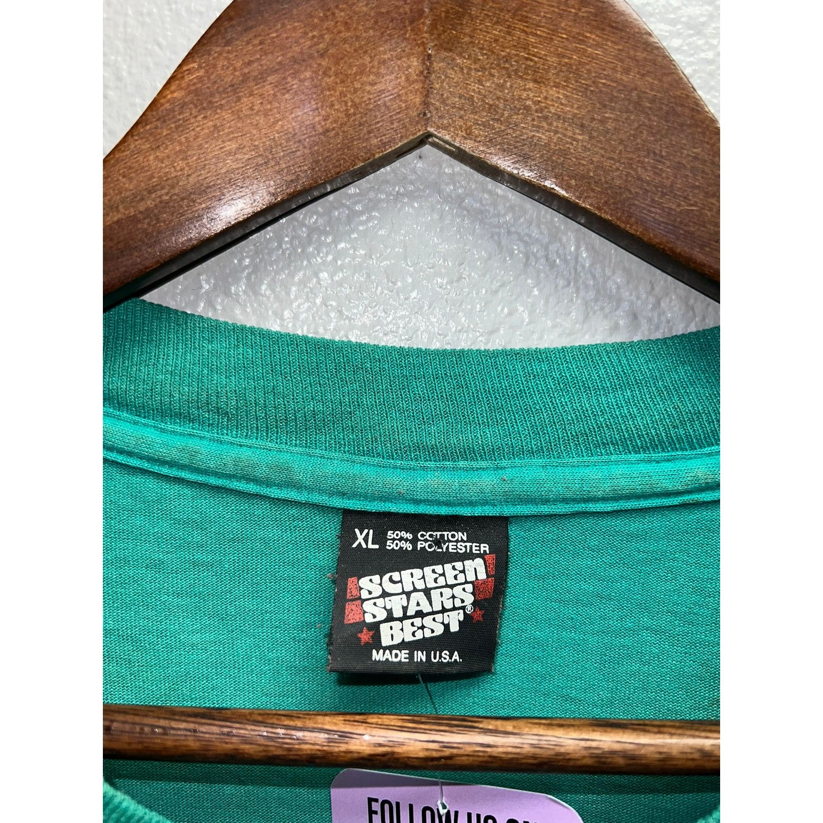 Vintage Vintage Country Music Shirt Born Guitar Arkansas Teal Tee XL Size US XL / EU 56 / 4 - 8 Thumbnail