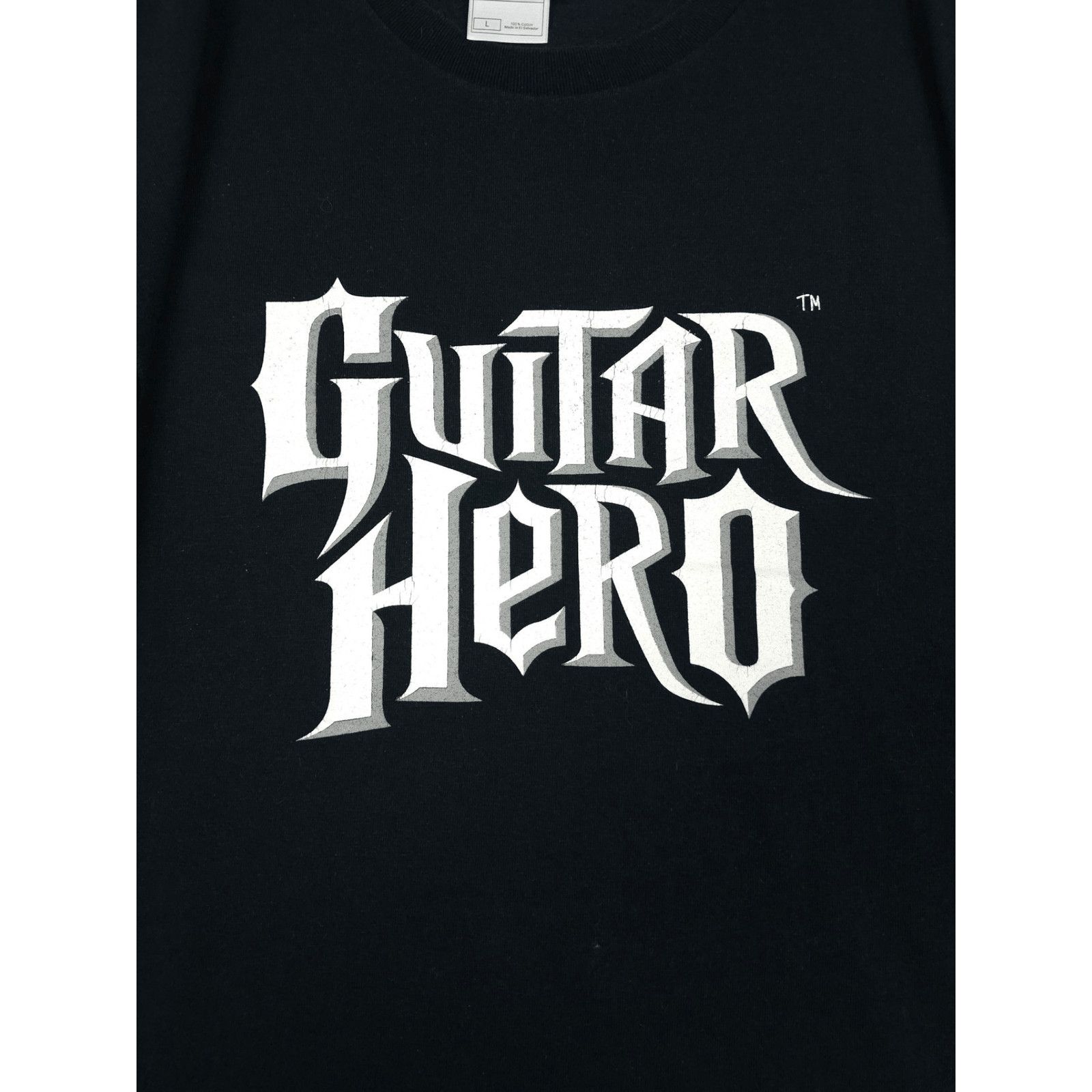 Band Tees × Playstation × Vintage 💎 90s Y2K Guitar Hero Game Spell out Art Tee T-shirt Size L Size US L / EU 52-54 / 3 - 3 Thumbnail