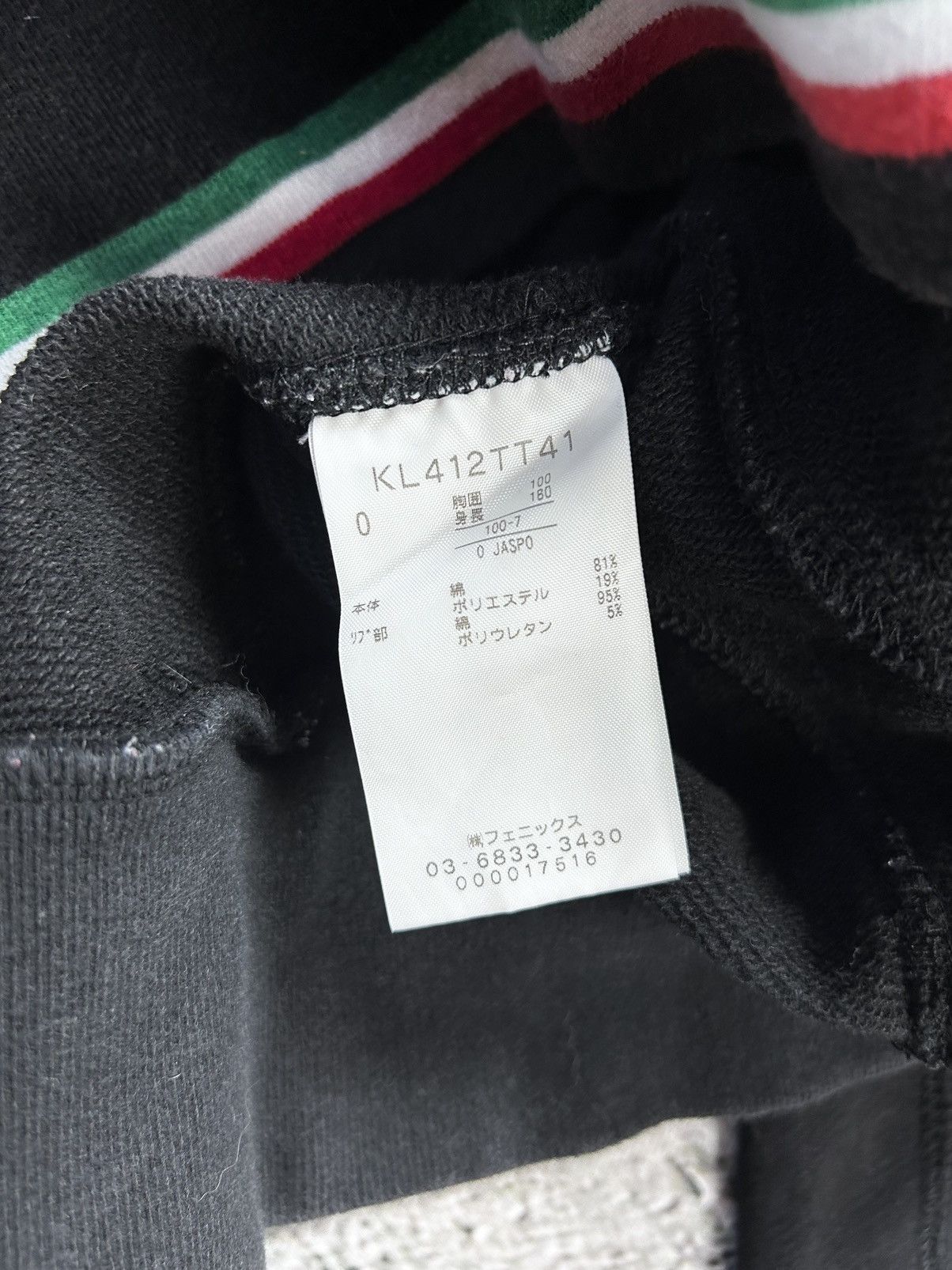 Kappa × Vintage Kappa Italy vintage track suit zip sweatshirt black Size US L / EU 52-54 / 3 - 5 Thumbnail