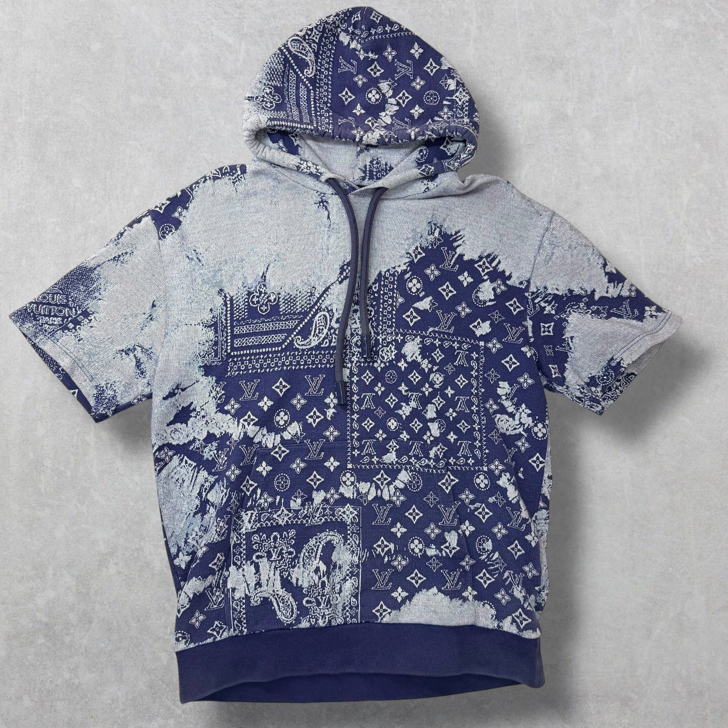 Louis Vuitton Custom Louis Vuitton fuzzy hoodie + shorts | Grailed