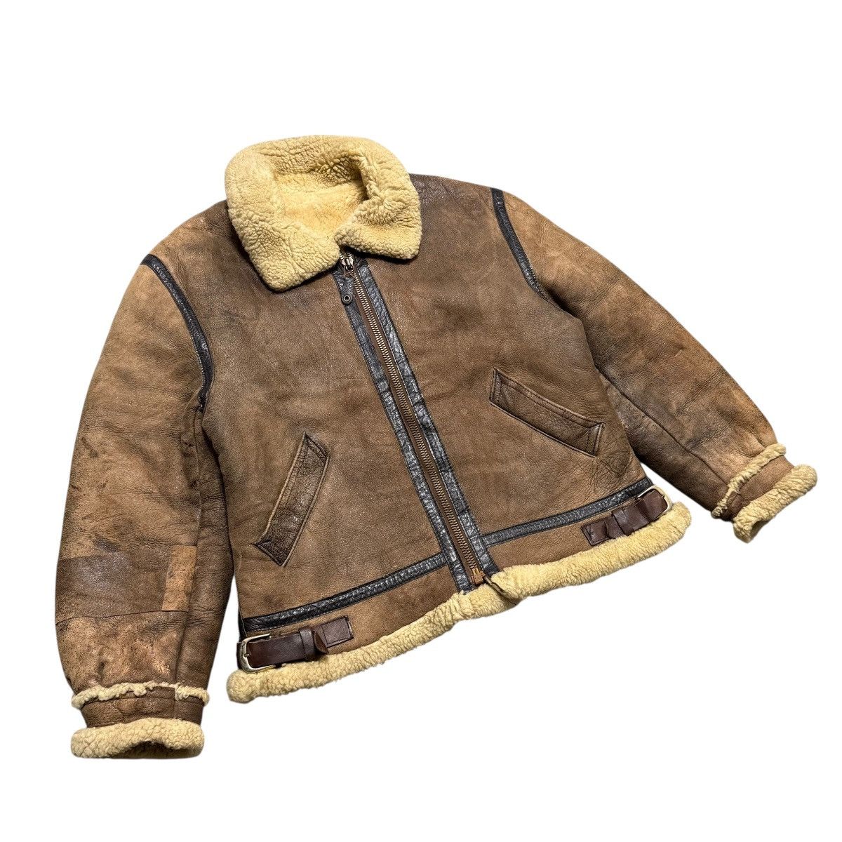 Golden Bear Vintage 80s Golden Bear Scovill Mouton Flight B3 Jacket Size US M / EU 48-50 / 2 - 3 Thumbnail