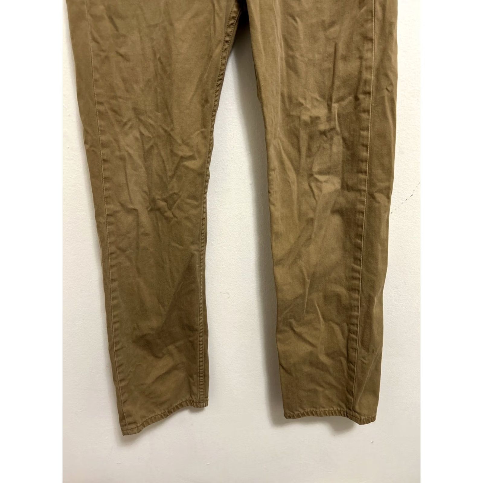 Levi's Levi's 505 Jeans Mens 32x32 Brown Regular Fit Denim White Tab Straight Leg 5-Pocket Capable Men Regular Size Type Jeans Mens Girls Boys Women Mens Size US 32 / EU 48 - 3 Thumbnail