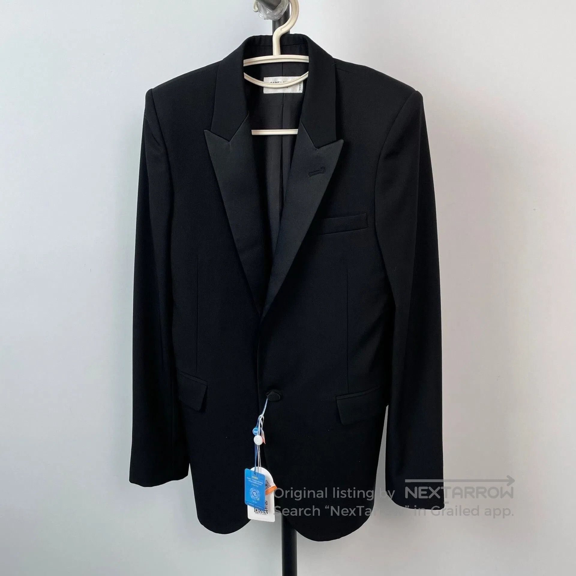 Saint Laurent Paris Saint Laurent Black Smoking Blazer Size 36. Size XS / US 0-2 / IT 36-38 - 3 Thumbnail
