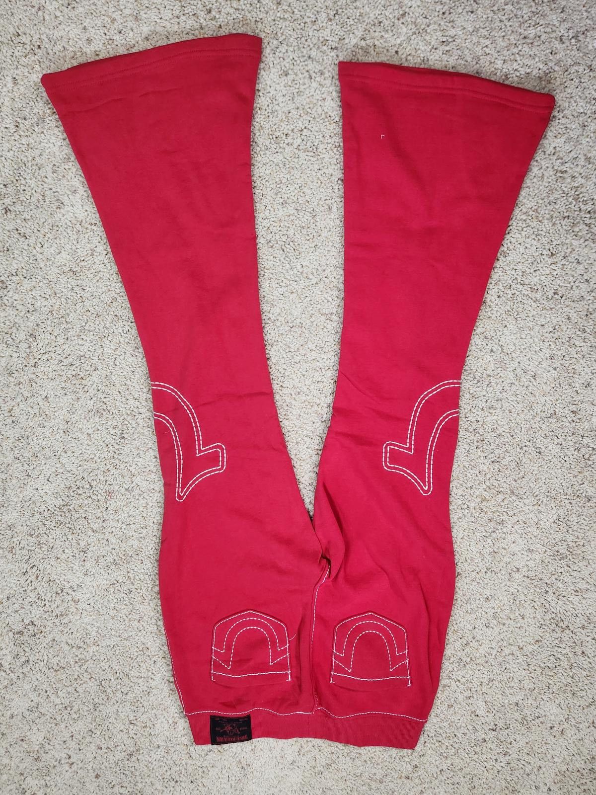 True Religion NEW True Religion Pull-On Flare Jeans Red Anniversary Medium Size 32" / US 10 / IT 46 - 8 Thumbnail