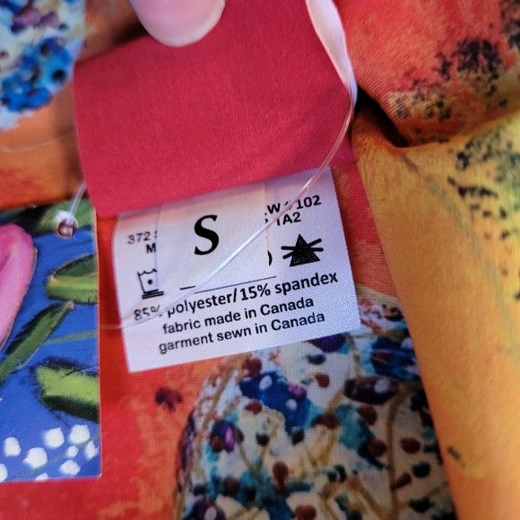 Other Isa Malo Creations Colorful Floral Tulips Leggings - Nwt- S Size 25" / US 0 / IT 36 - 7 Thumbnail