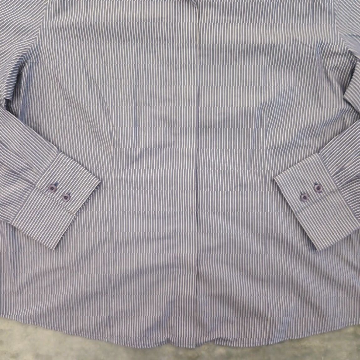 Vintage Chico's Shirt Womens Button-Up Shirt Blue Striped Long Sleeve Cotton Size 3 Womens Mens? Size XS / US 0-2 / IT 36-38 - 3 Thumbnail